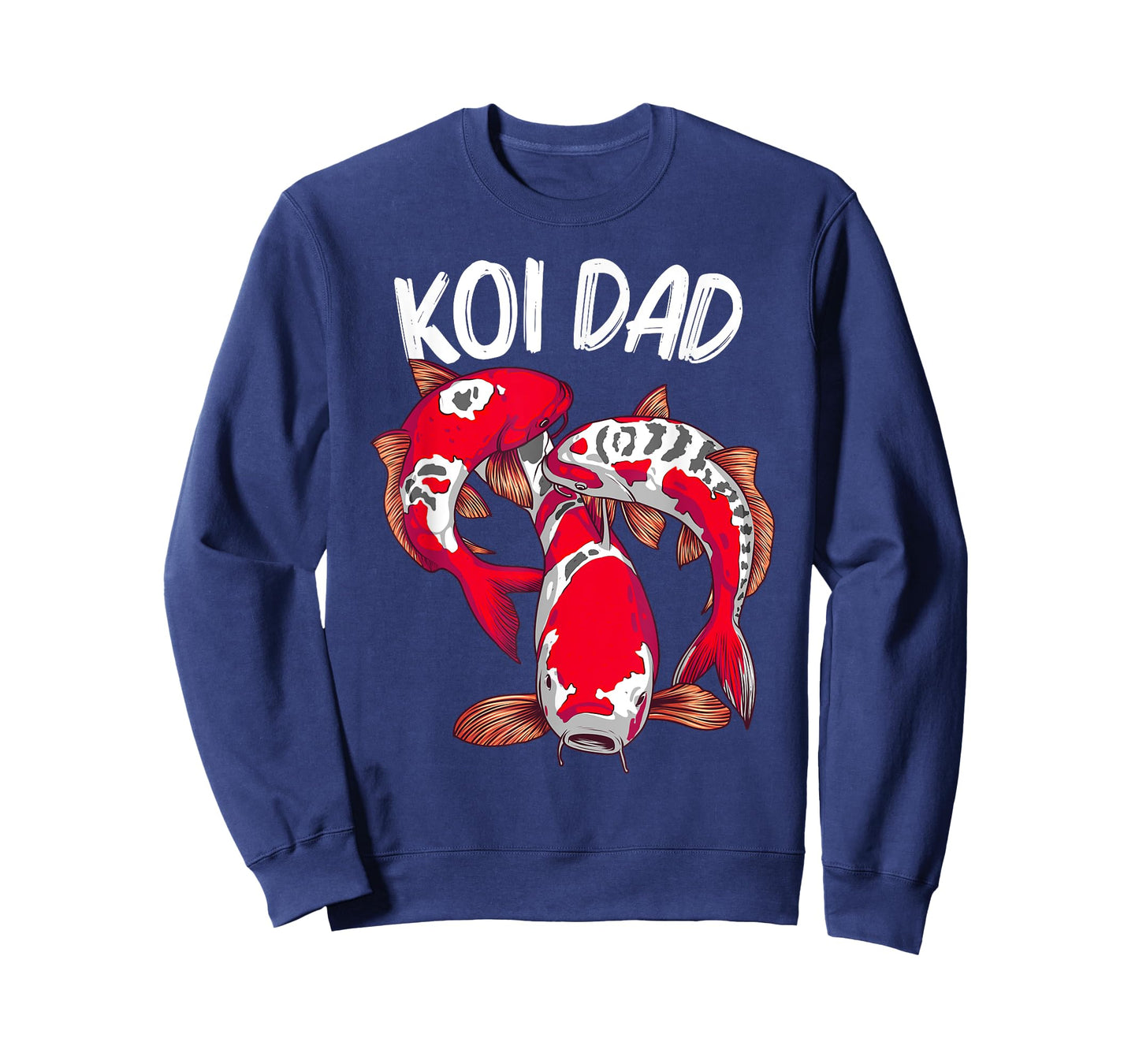 Koi Fish Gift For Dad Men Japan Koi Carp Fishes Pond Lover T-Shirt