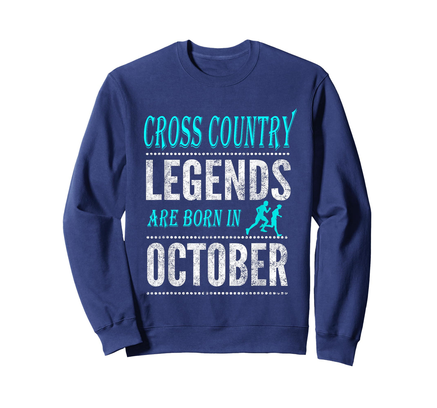Top Boys + Girls Cross Country Legend Born October TShirt T-Shirt