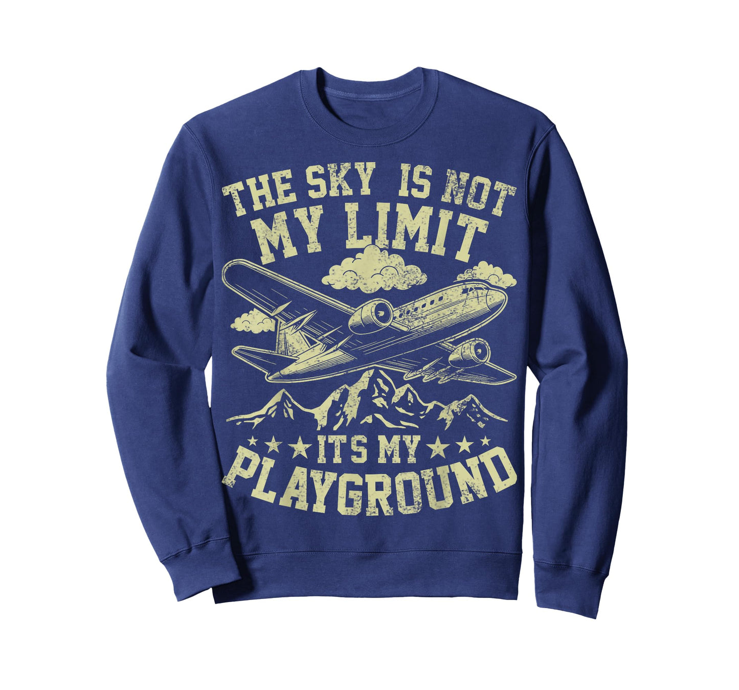This Sky is Not My Limit Funny Pilot Aviation Men Women Kids T-Shirt