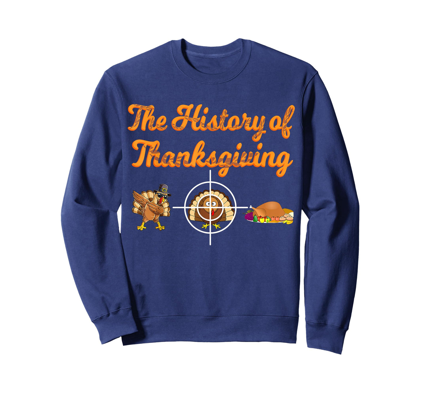 The History of Thanksgiving Day Pilgrim Boys Girls Turkey T-Shirt