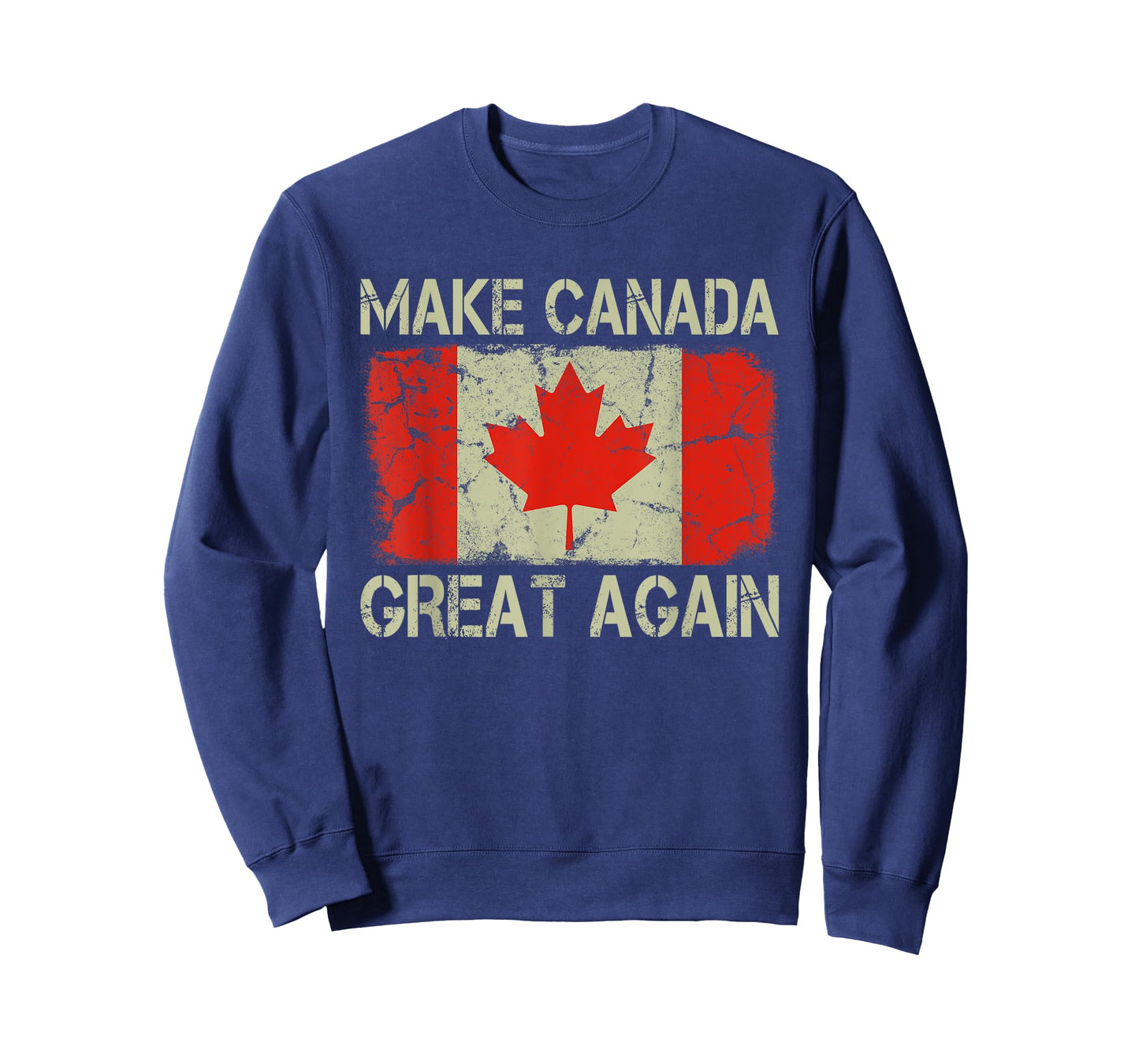 Vintage Canadian Flag Make Canada Great Again T-Shirt
