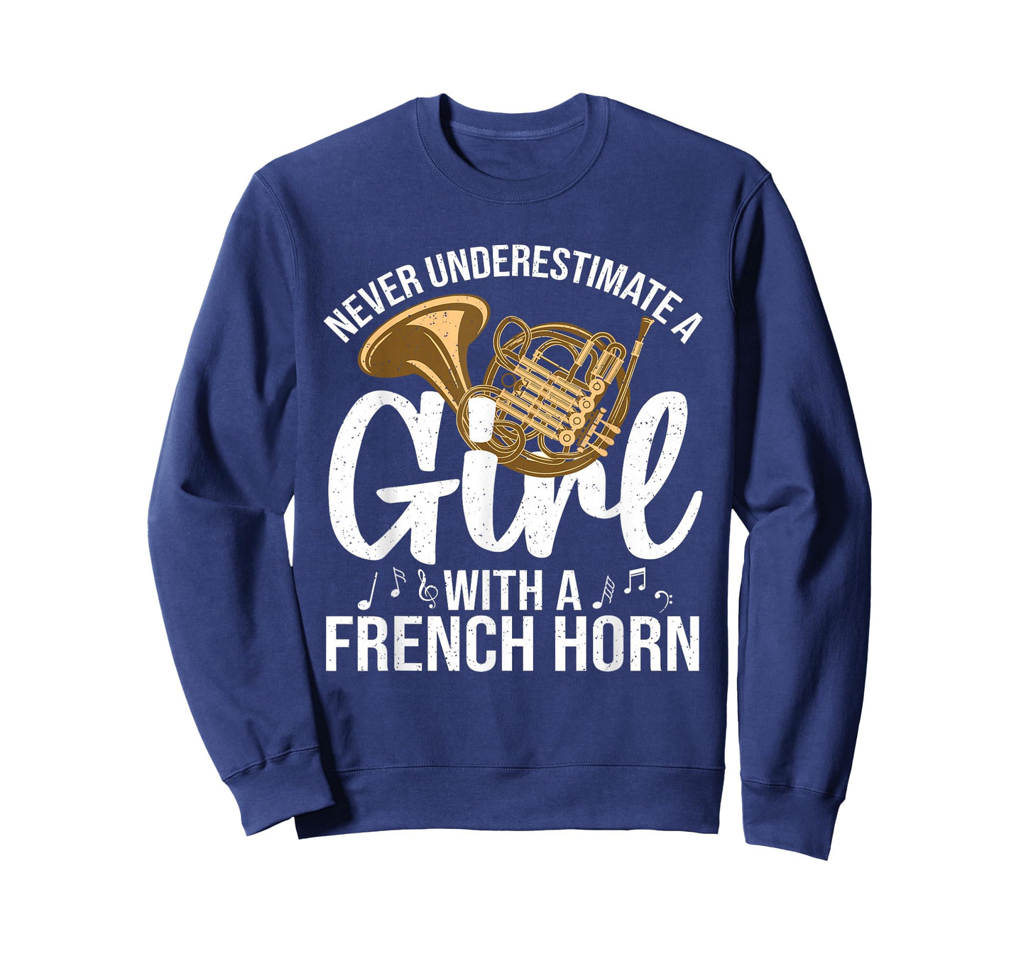 Best French Horn Art For Women Girls French Horn Lover T-Shirt