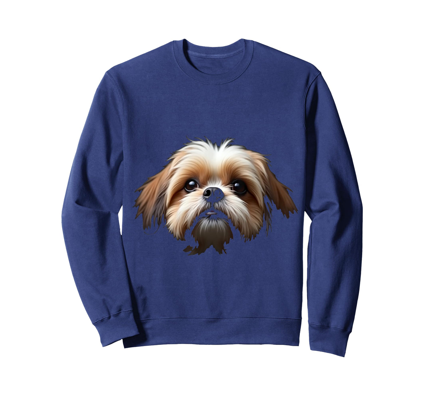 Black Shih Tzu Dog Shih Tzu Face T-Shirt
