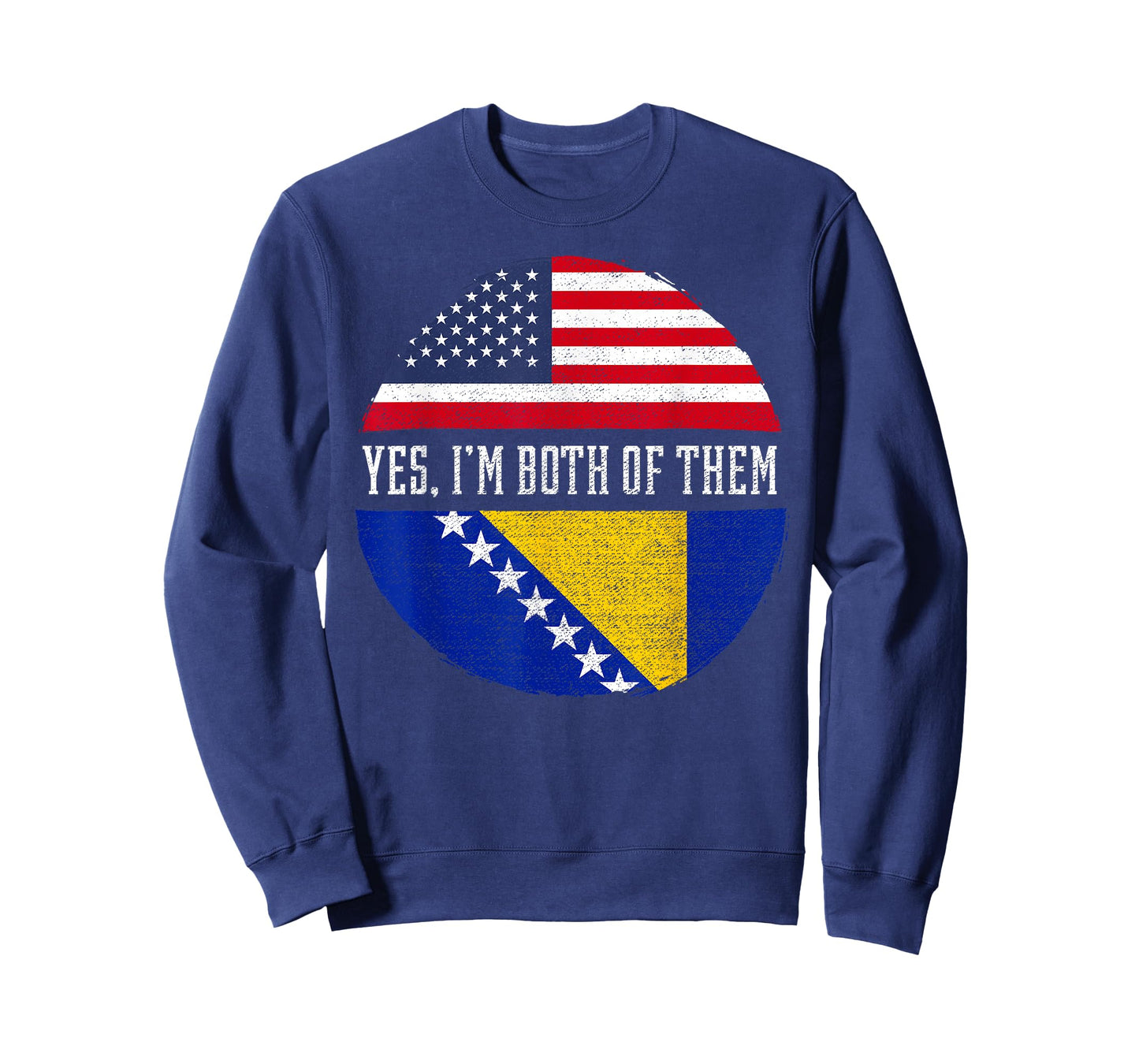 Half American Bosnian Herzegovinian Bosnia and Herzegovina T-Shirt