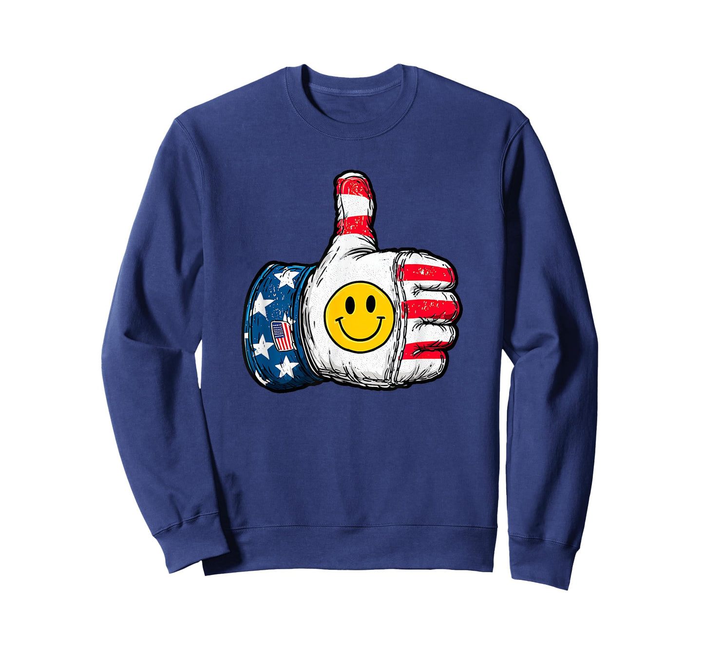 Awesome Smile and Thumb Up in US Colors T-Shirt