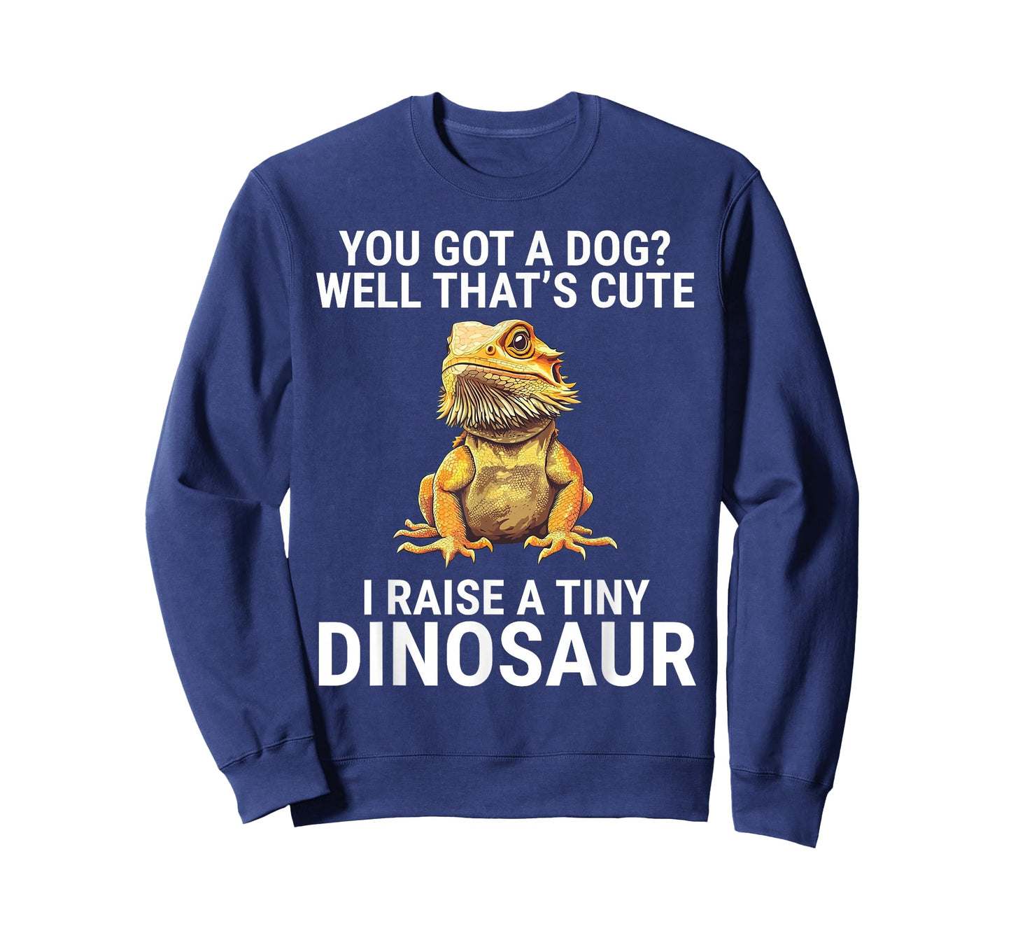 I Raise A Tiny Dinosaur Funny Bearded Dragon T-Shirt
