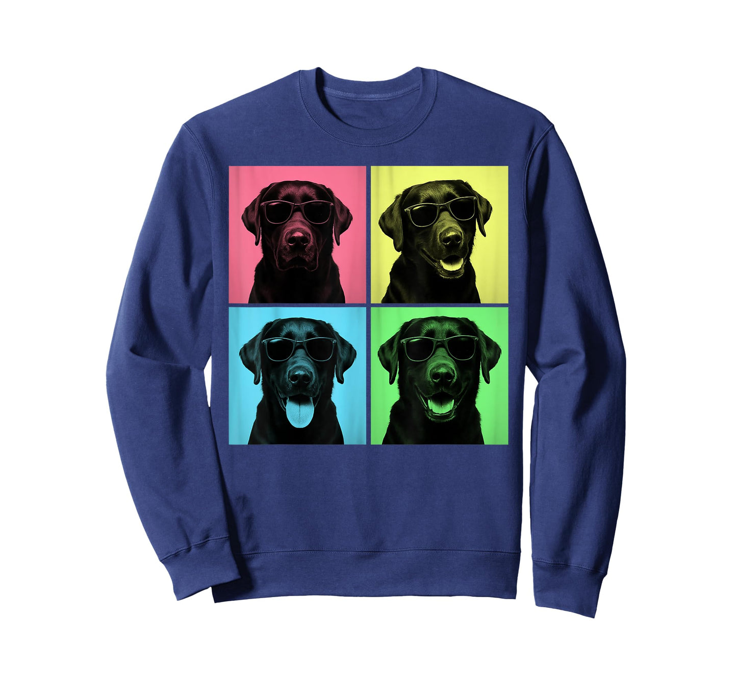 Labrador Pop Art Funny Black Lab Dog Lover Photo Booth T-Shirt