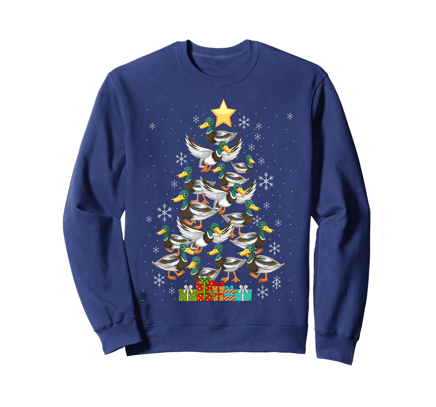 Mallard Duck Christmas Tree Costume Duck Lover T-Shirt