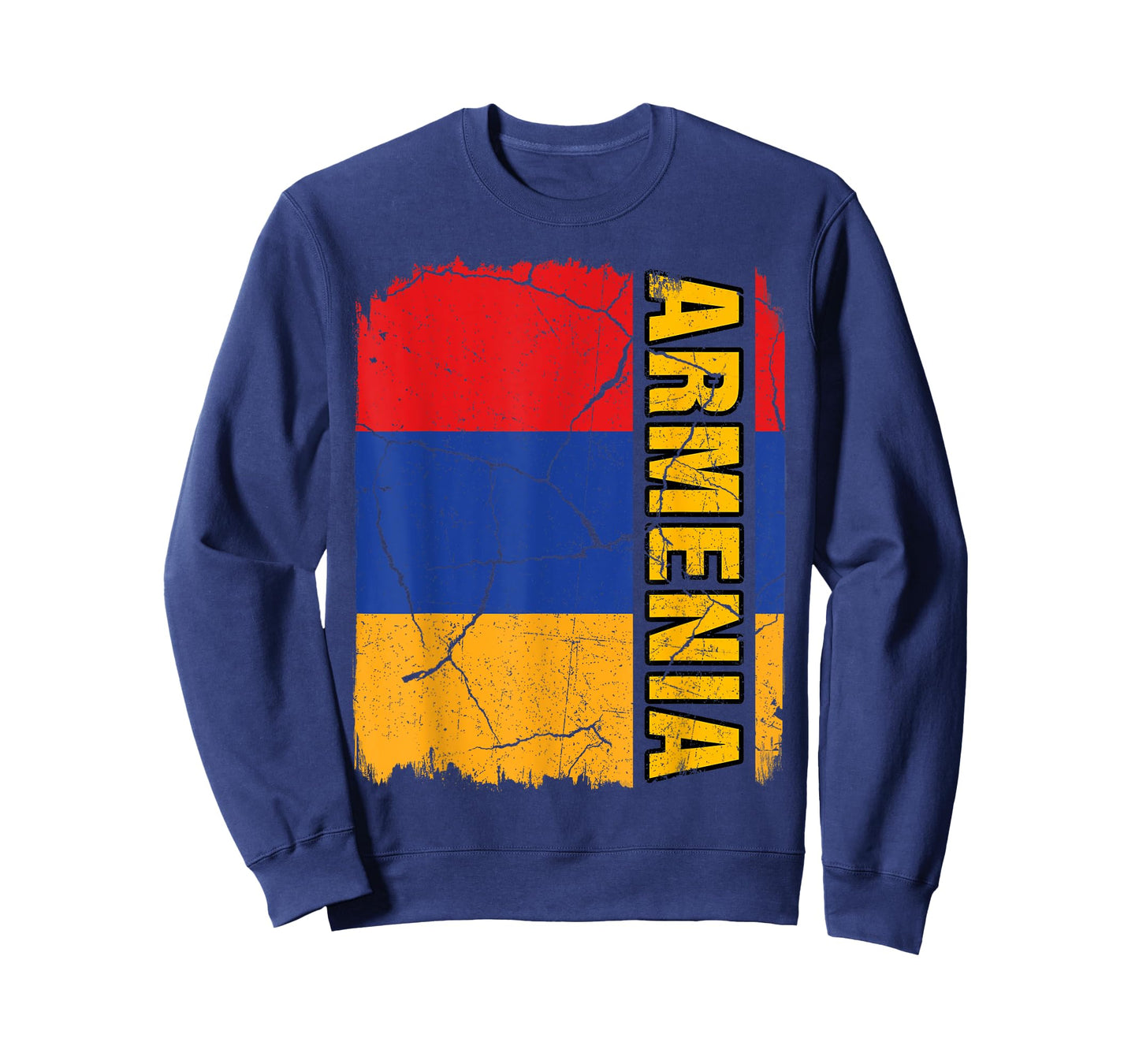 Vintage Armenian Flag Armenia Pride Roots Heritage Gift T-Shirt