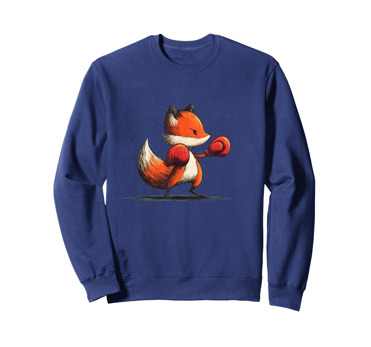 Funny Boxing Fox Graphic T-Shirt