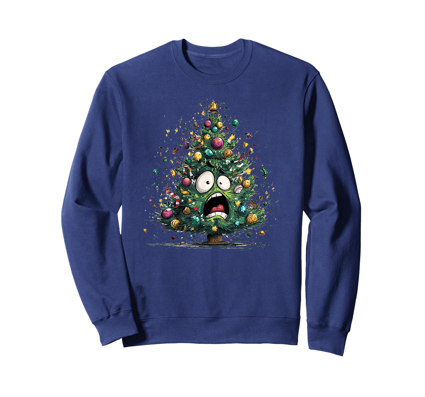 Funny Stressed Out Christmas Tree Costume T-Shirt