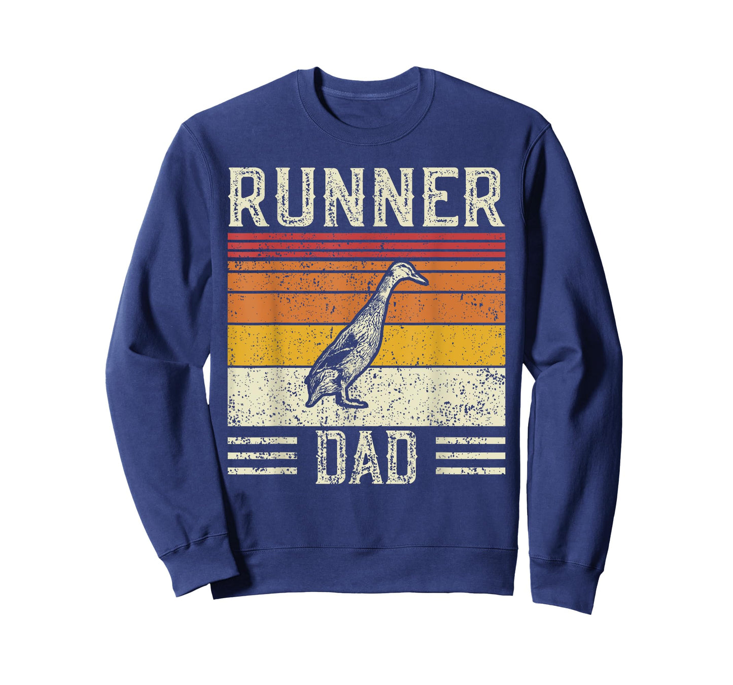 Best Duck Dad Men - Vintage Runner Duck T-Shirt