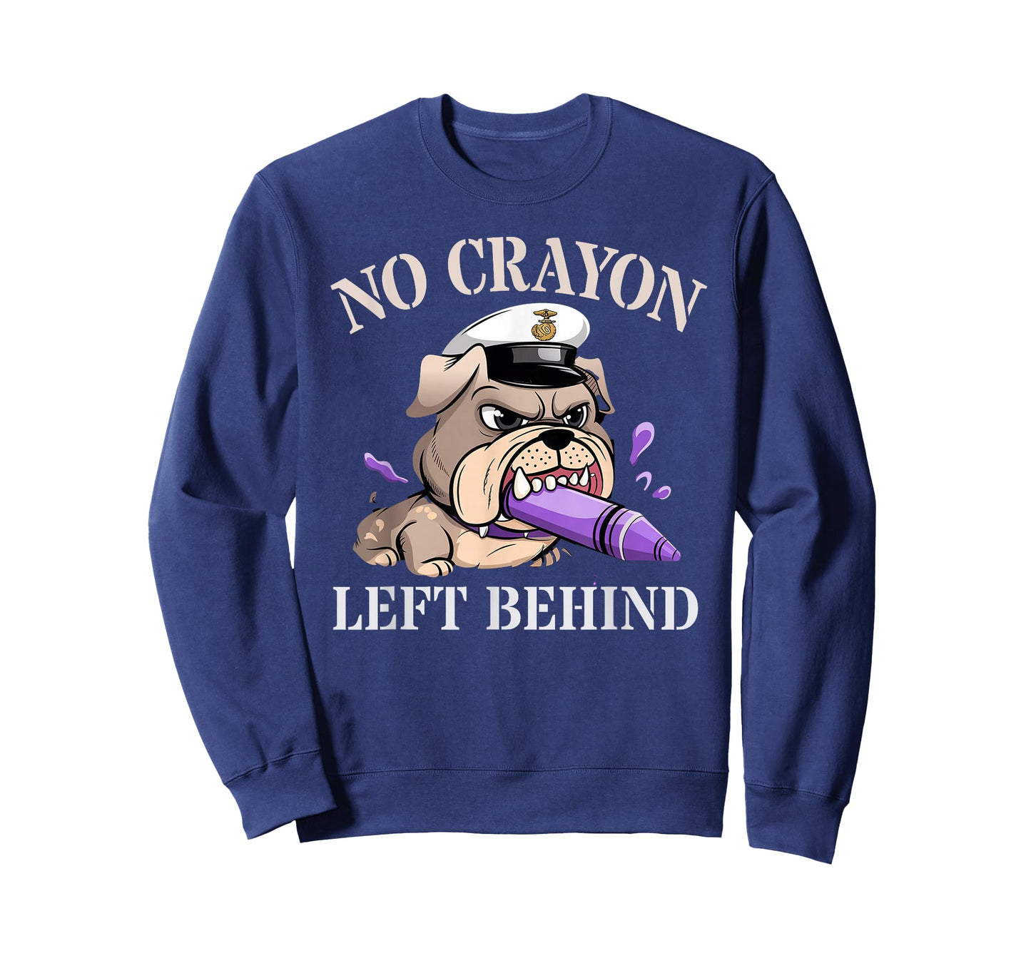 Funny NO CRAYONS LEFT BEHIND Soldier Squad Military Proud T-Shirt
