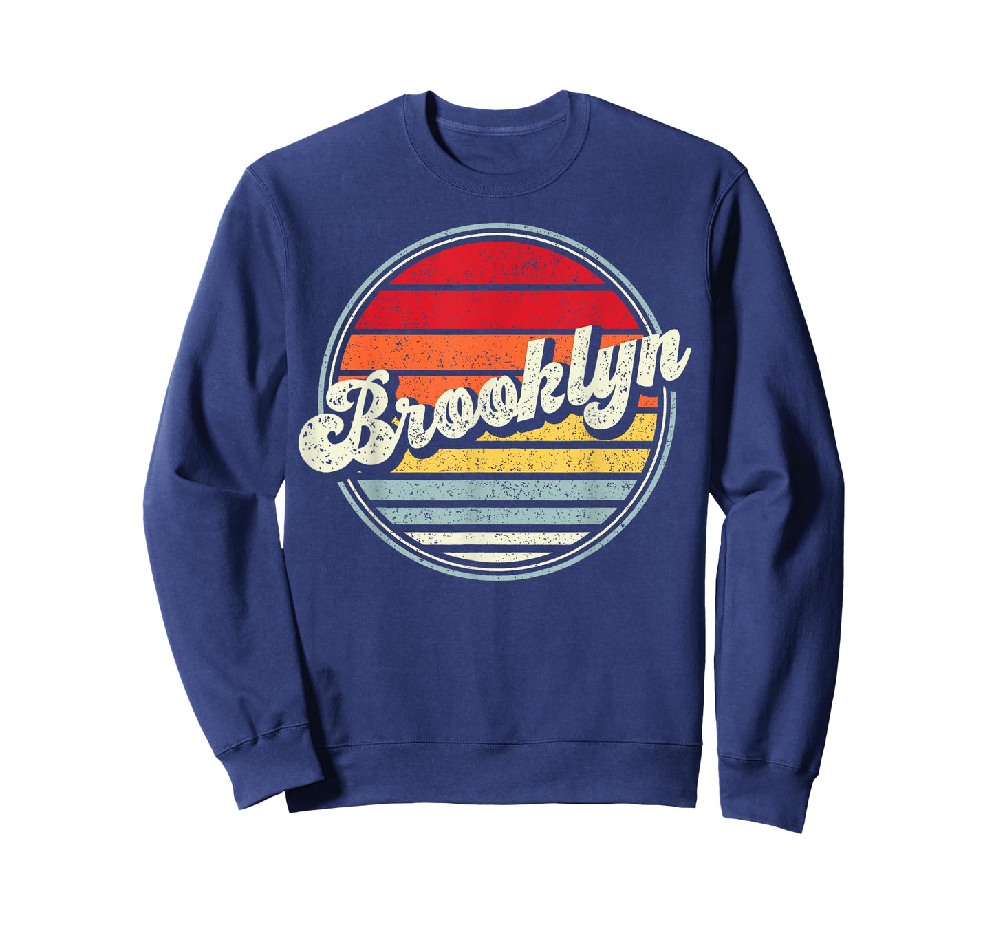 Retro Brooklyn Home State Cool 70s Style Sunset Men Women T-Shirt