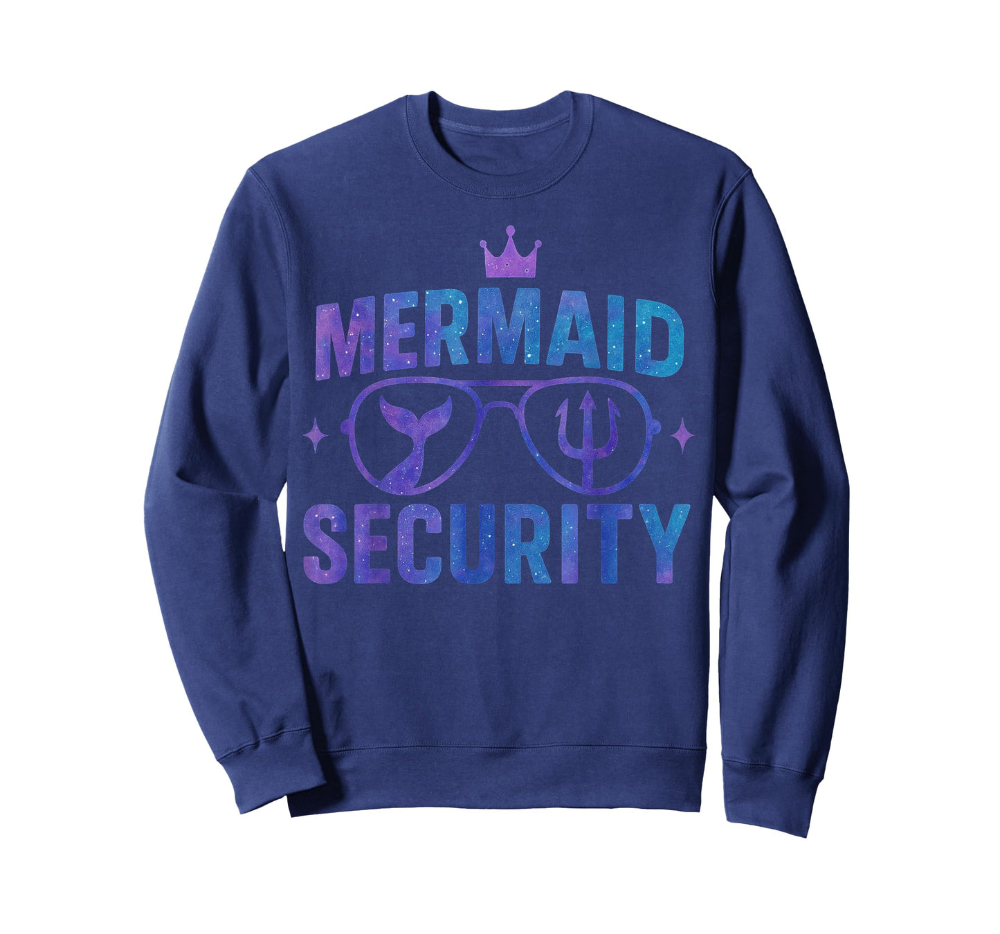 Mermaid Security Funny Bodyguard Sunglasses for Family Squad T-Shirt