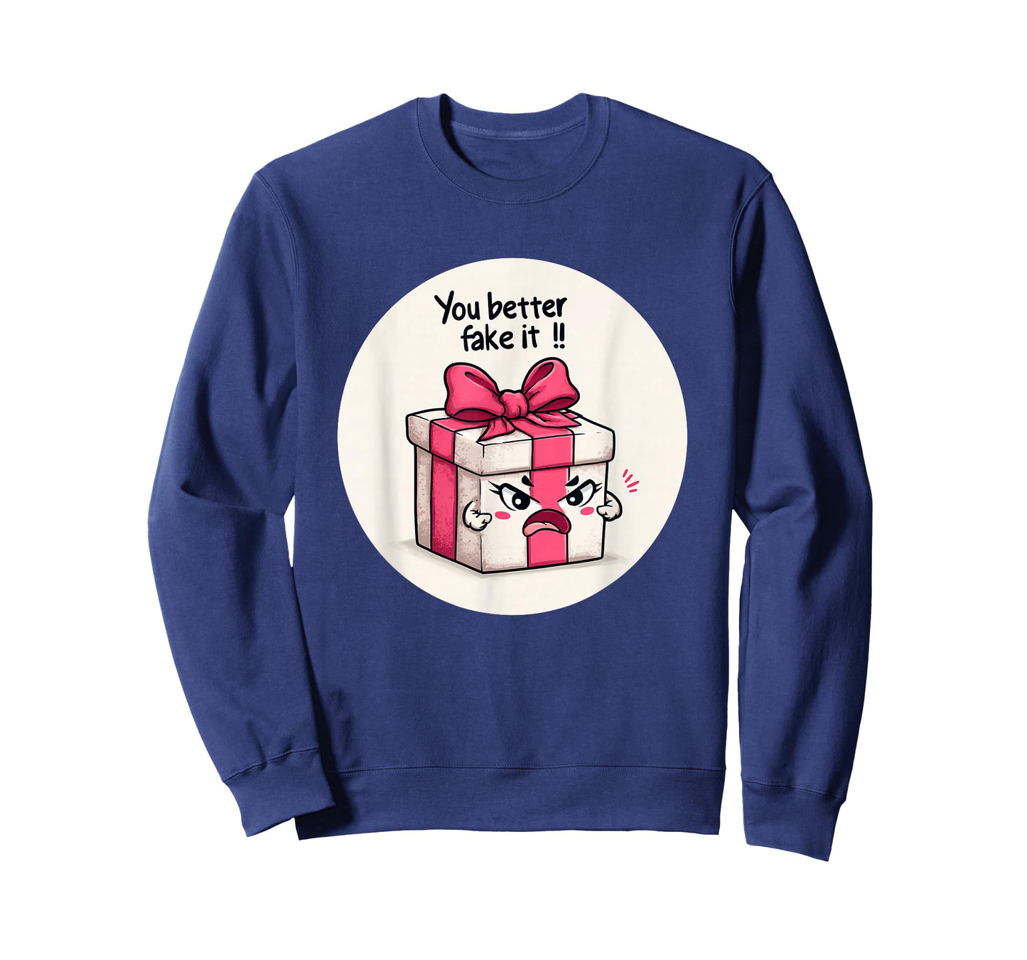 You Better Fake it Christmas Statement Costume T-Shirt
