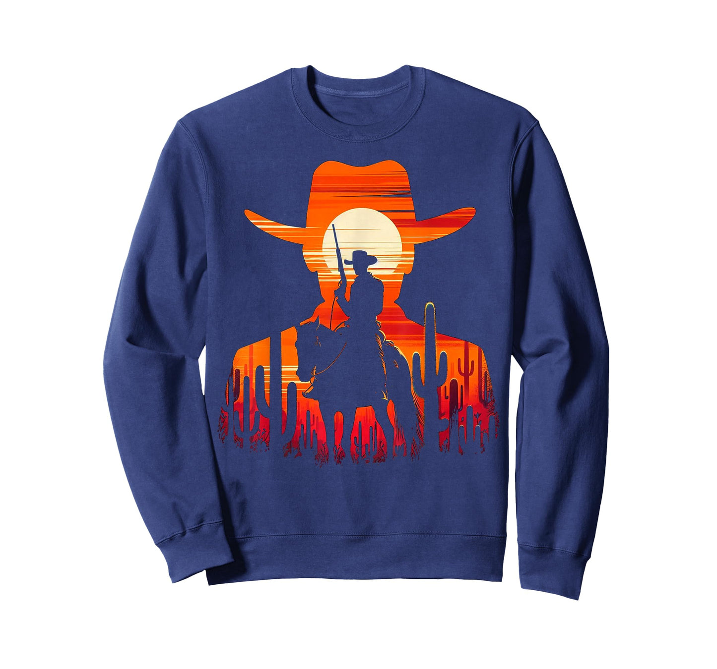 Cowboy Texas Rodeo Bull Western Cowboy Hat Wild West T-Shirt