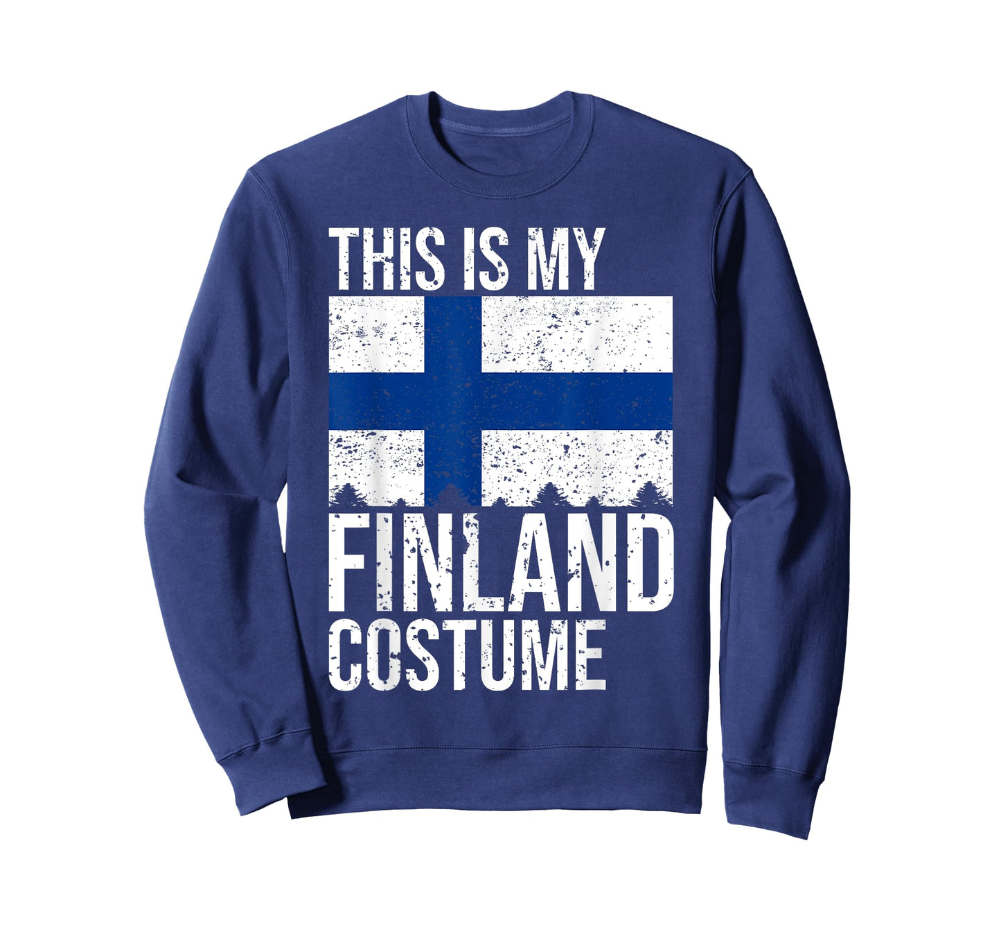 Vintage This is my Finland Flag Costume design For Halloween T-Shirt