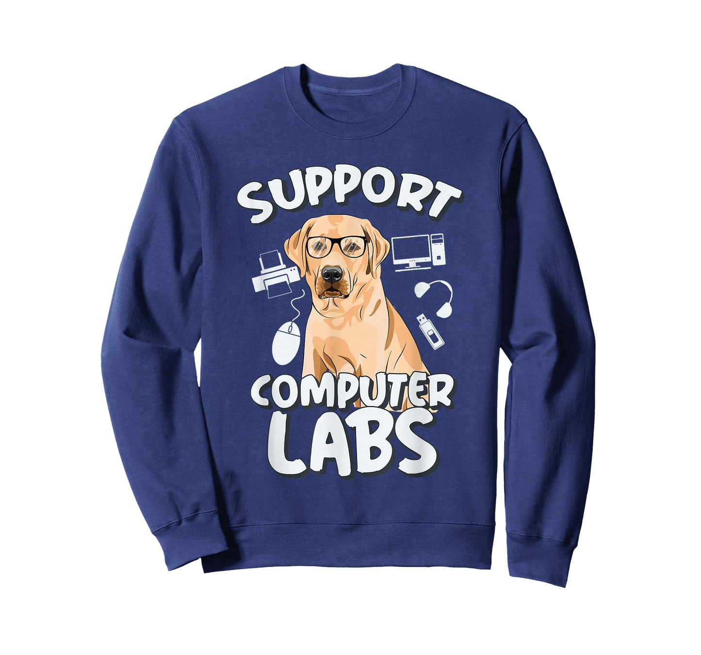 Computer Lab Funny Computer Science Teacher Dog T-Shirt