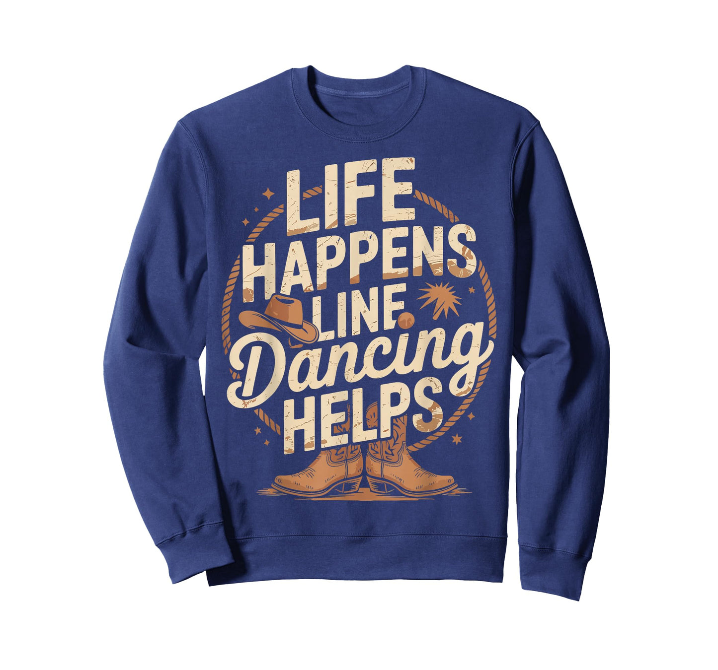 Life Happens Line Dancing Helps T-Shirt