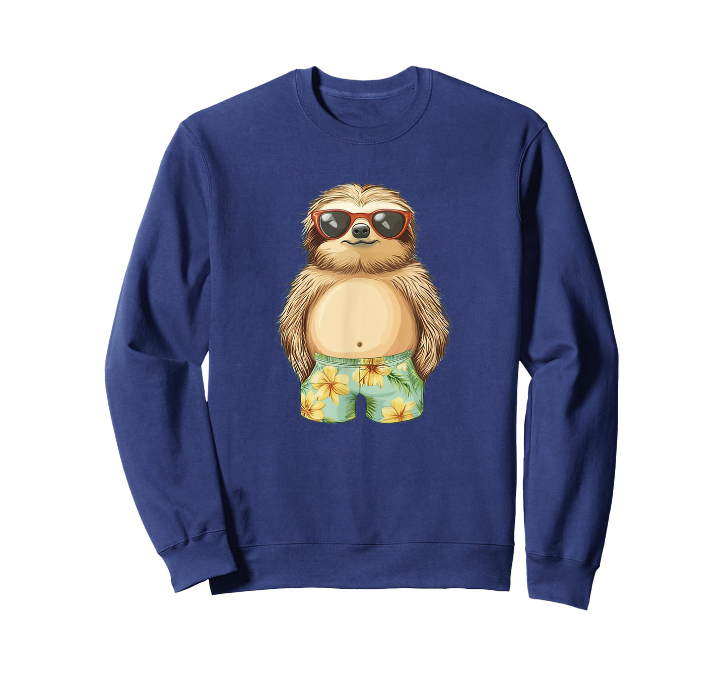 Sloth in Swimsuit Costume for Shorts and Sloths Lovers T-Shirt