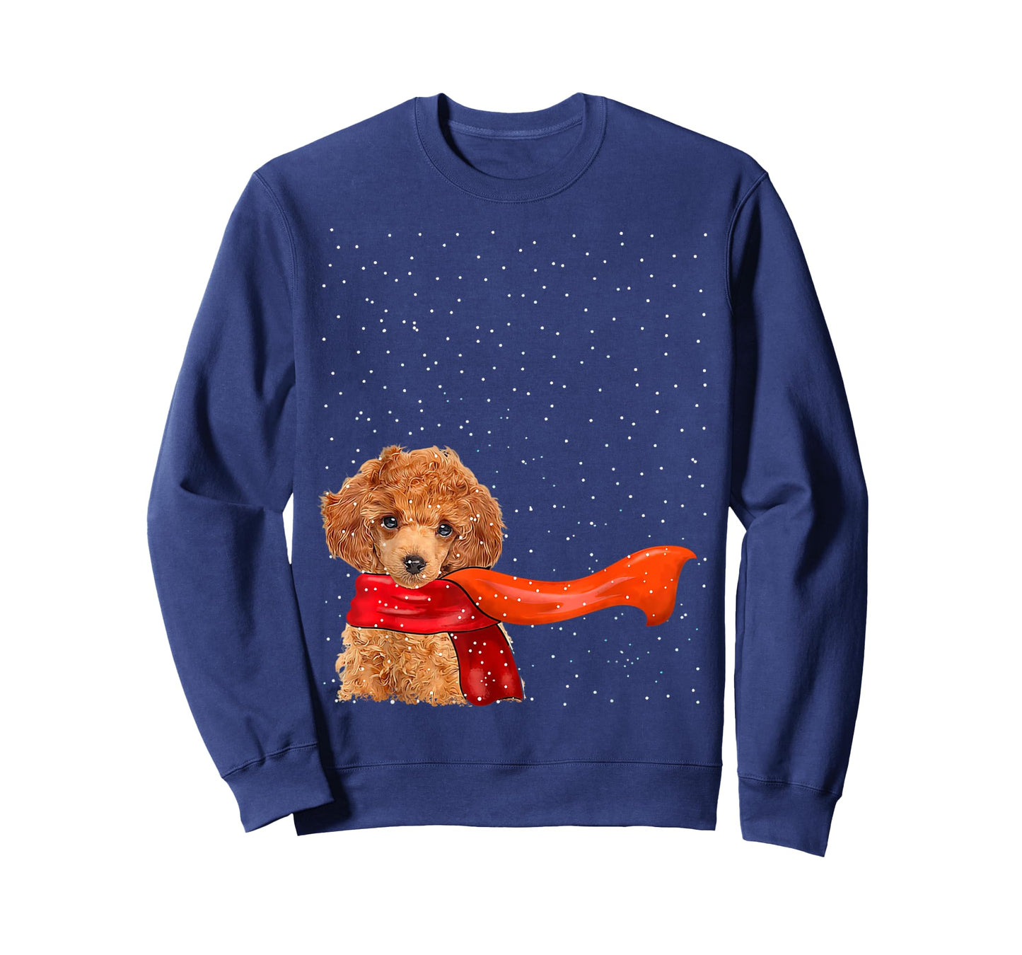 Toy Poodle Dog Winter Christmas Sweater Xmas Pet T-Shirt for Men Women