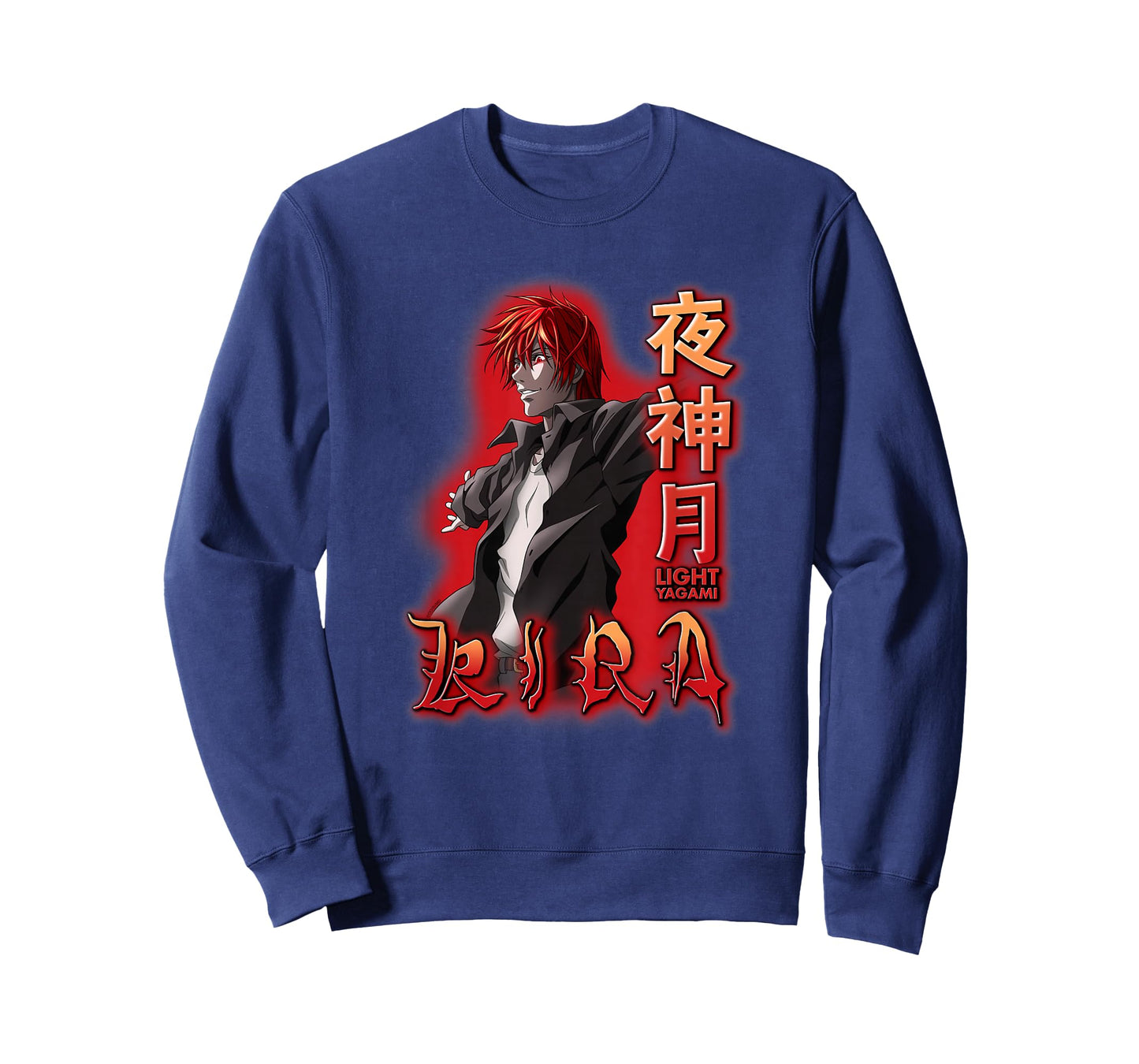 Death Note Light Yagami Kira Red Glow Anime T-Shirt