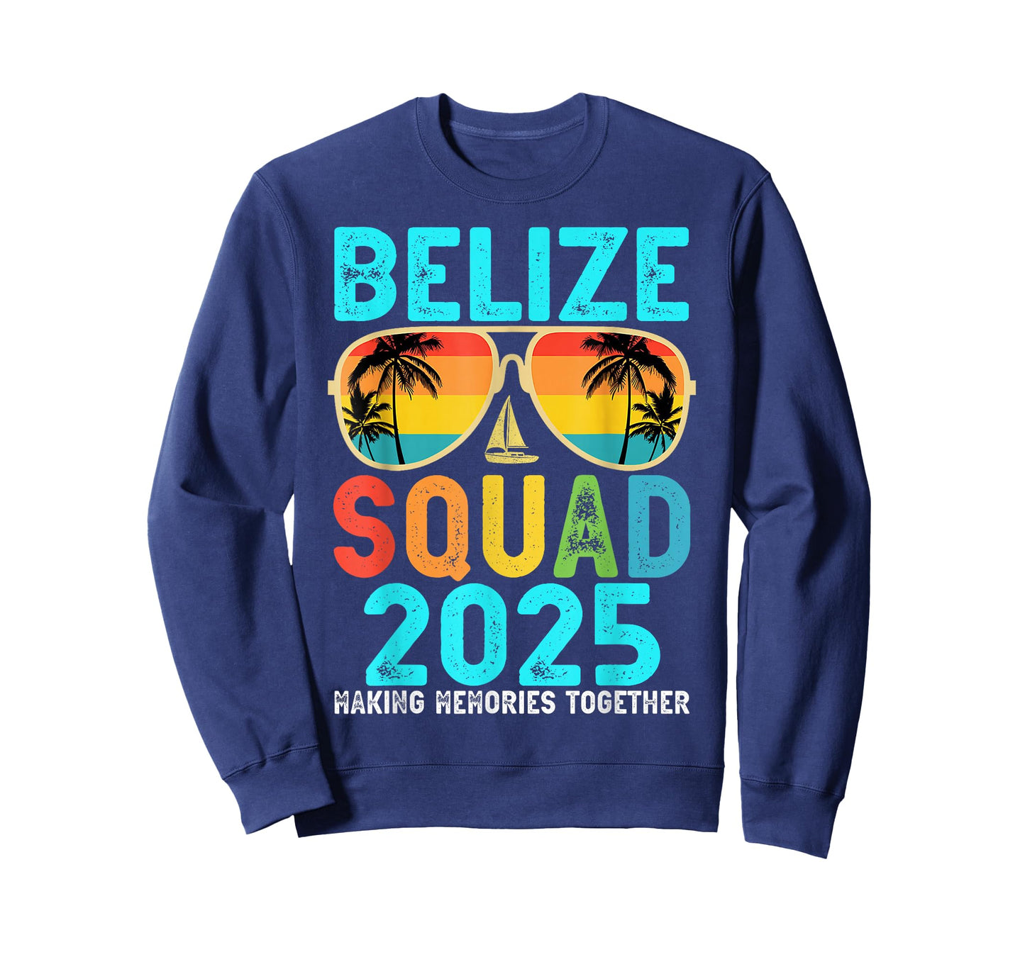 Belize Squad 2025 Vacation Friends Family Matching Group T-Shirt