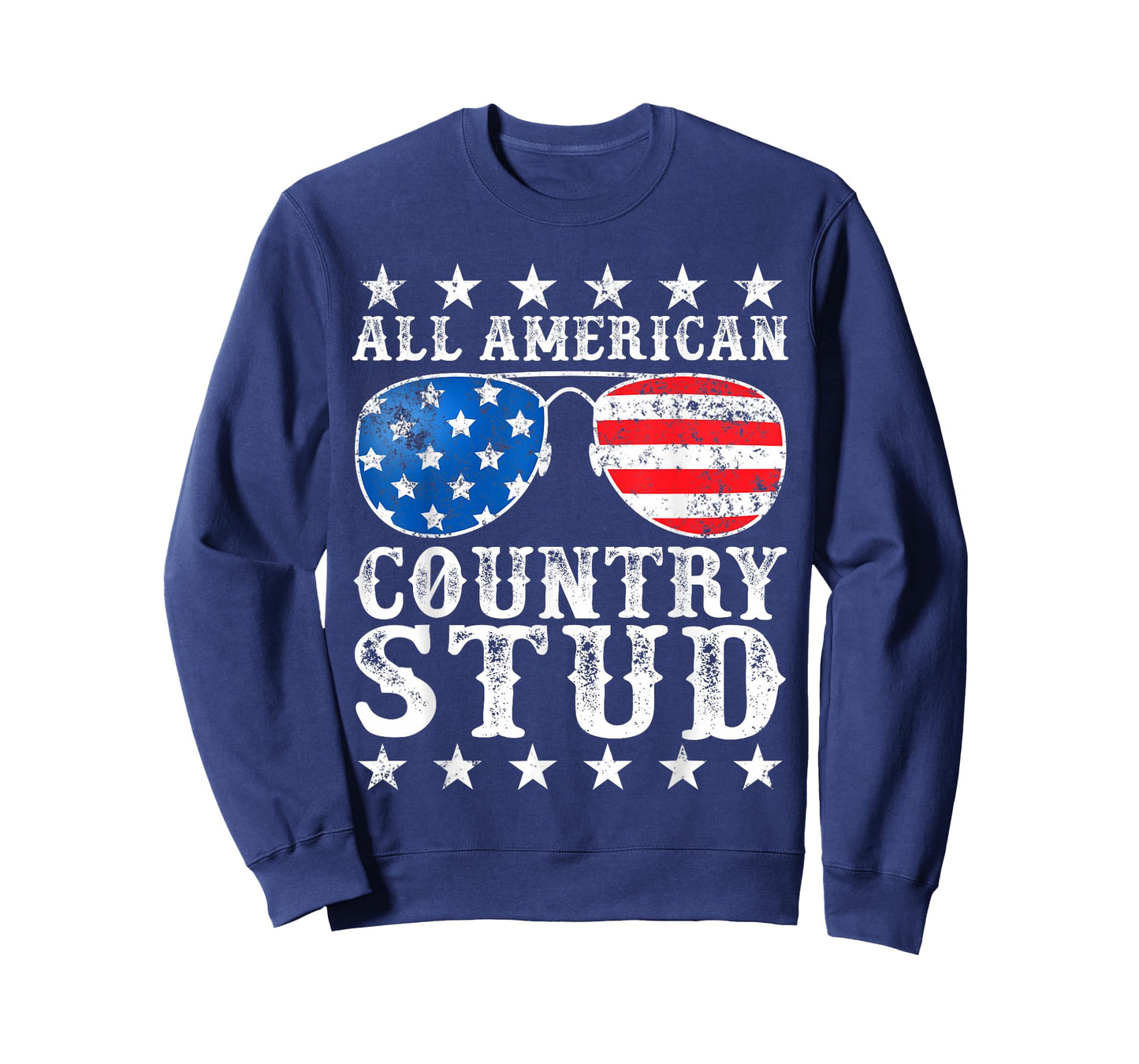 All American Stud Boy Country 4th of July USA Flag Gift T-Shirt