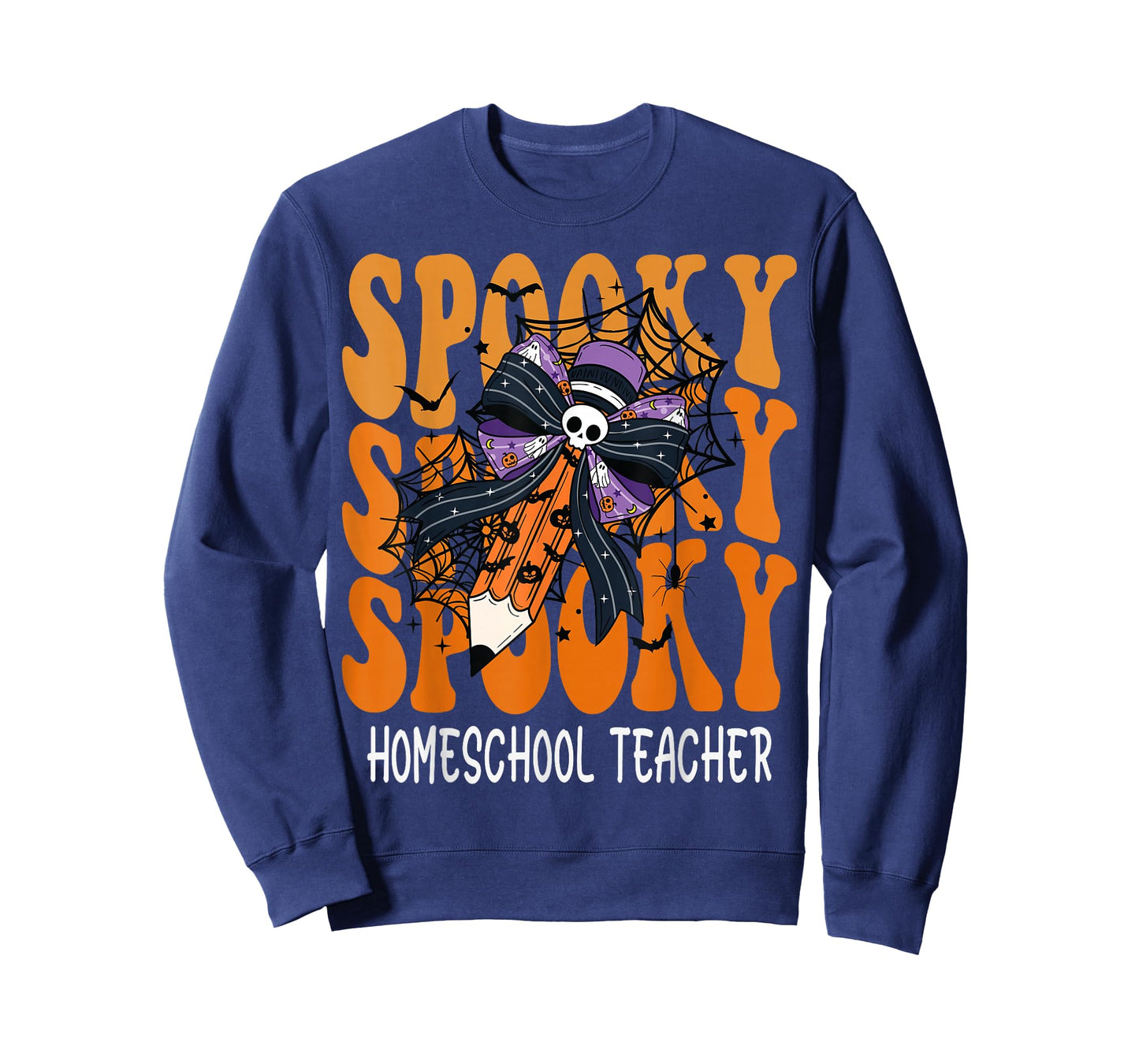 Spooky Homeschool Teacher Halloween School T-Shirt