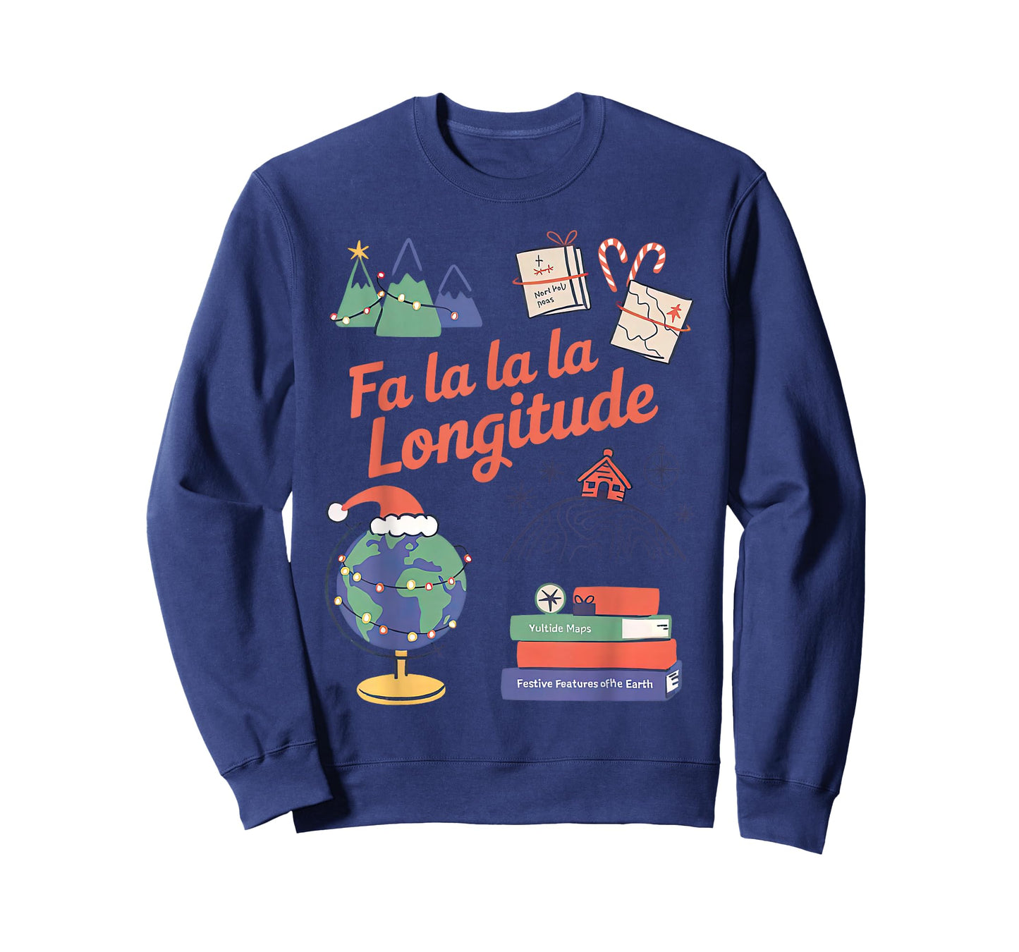 Geography Teacher Christmas Science Geographer Ecology Xmas T-Shirt