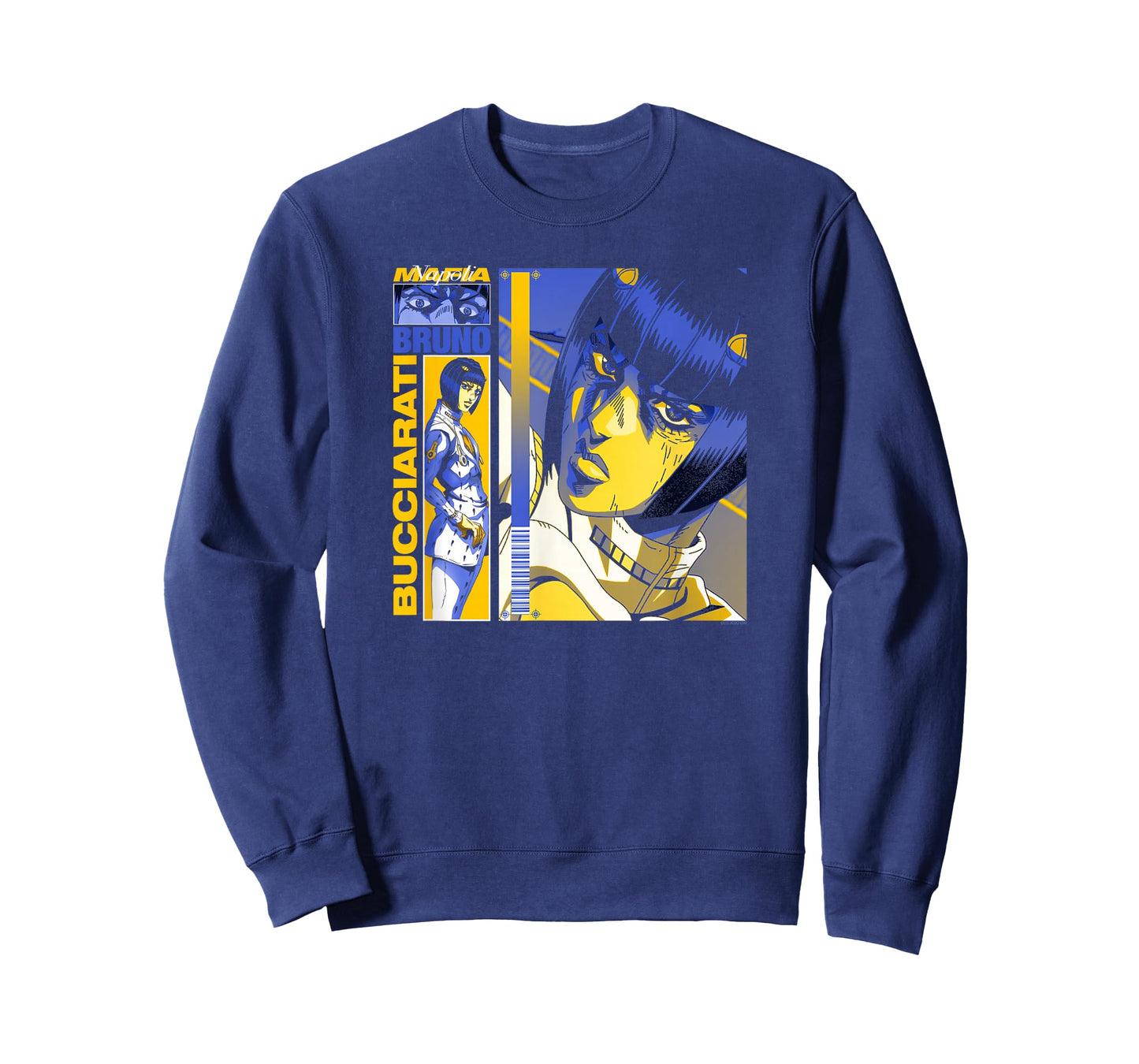 JoJo's Bizarre Adventure Bucciarati Gold and Purple Anime T-Shirt