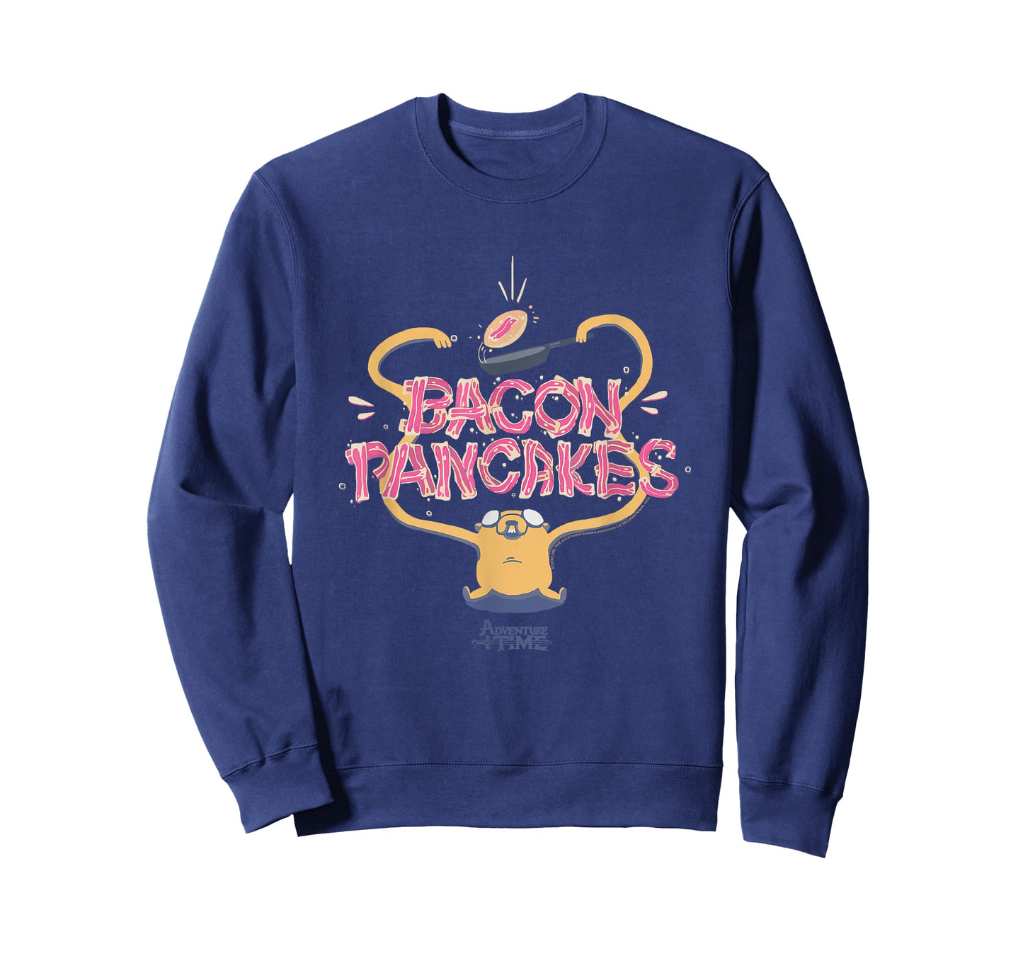 Adventure Time Jake Bacon Pancakes Cartoon T-Shirt