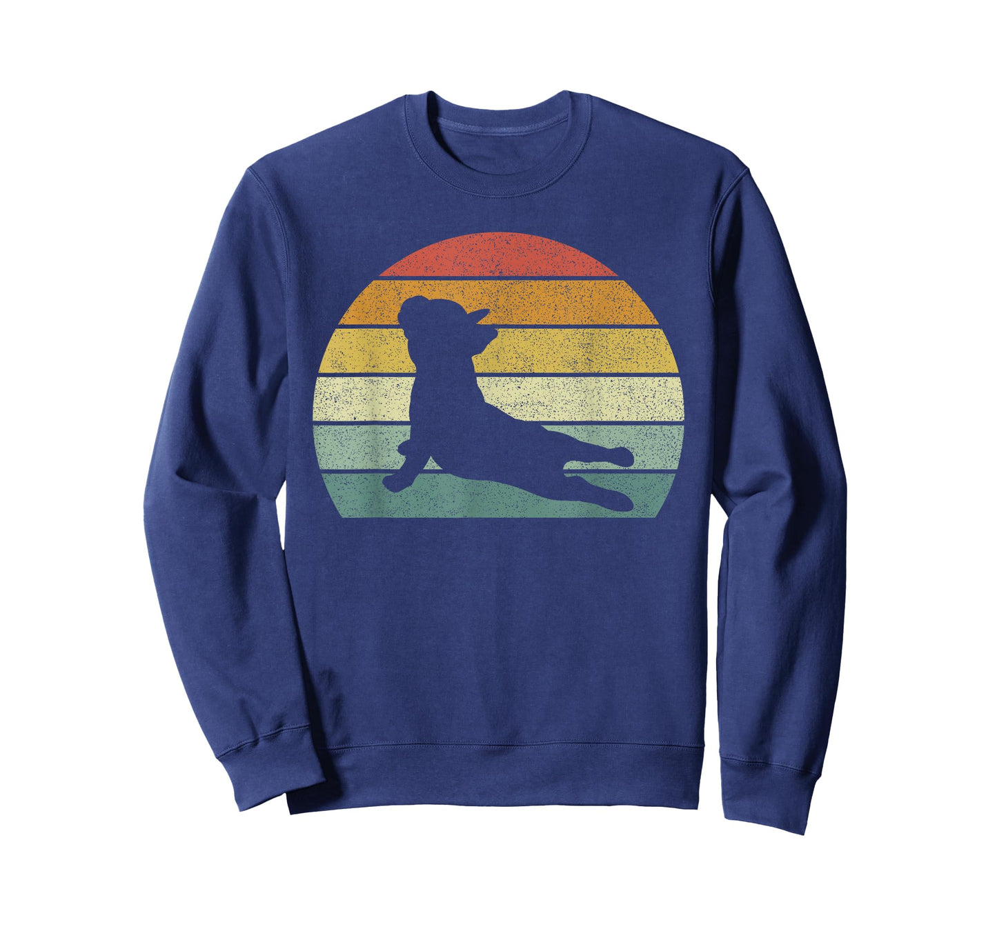 Vintage Retro French Bulldog Shirt Yoga Funny French Bulldog T-Shirt