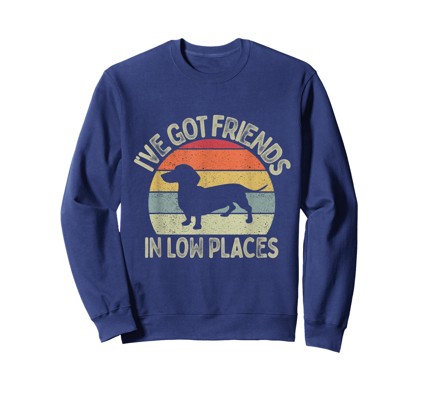 I've Got Friends In Low Places Dachshund Vintage Dog Lovers T-Shirt