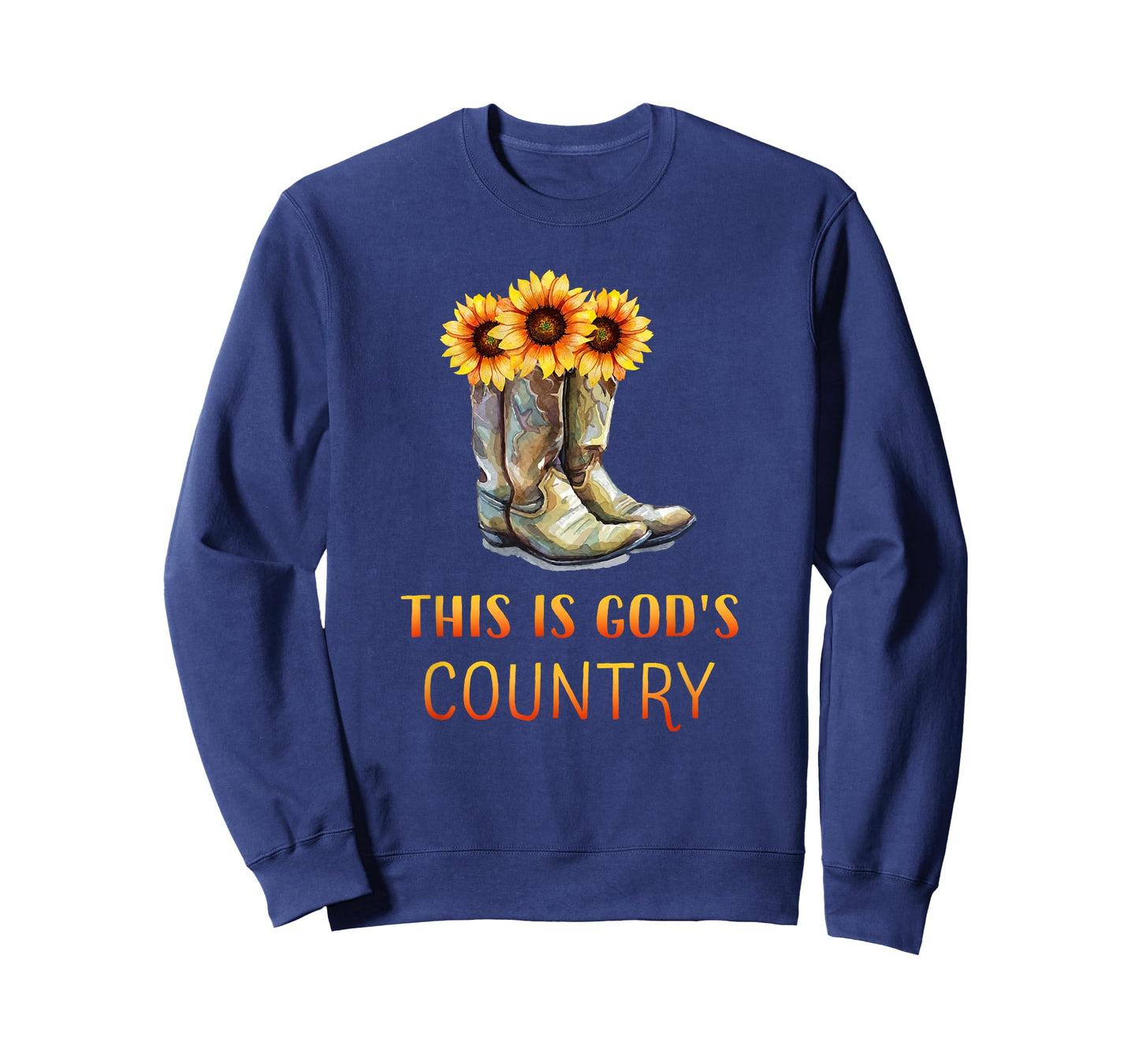 Cowgirl Boots - God's Beautiful Country T-Shirt