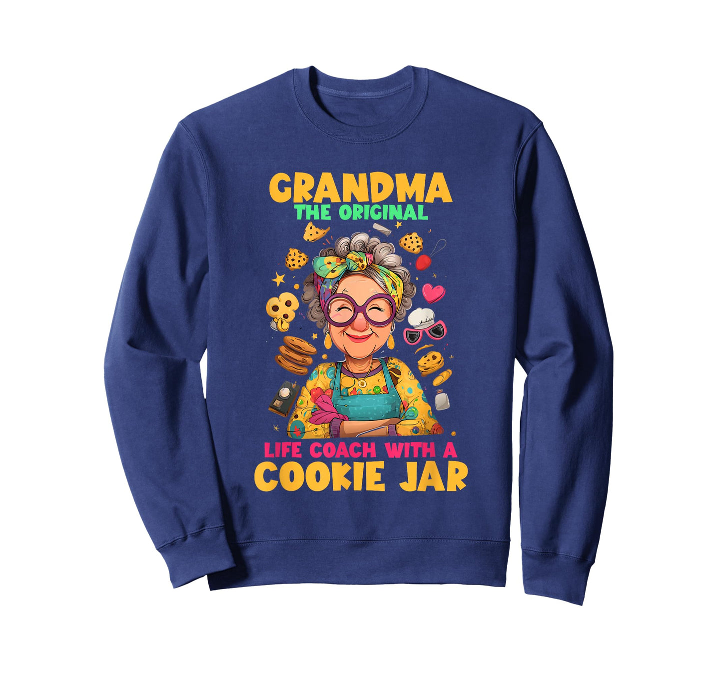 Grandma is The Original Life Coach with a Cookie jar T-Shirt