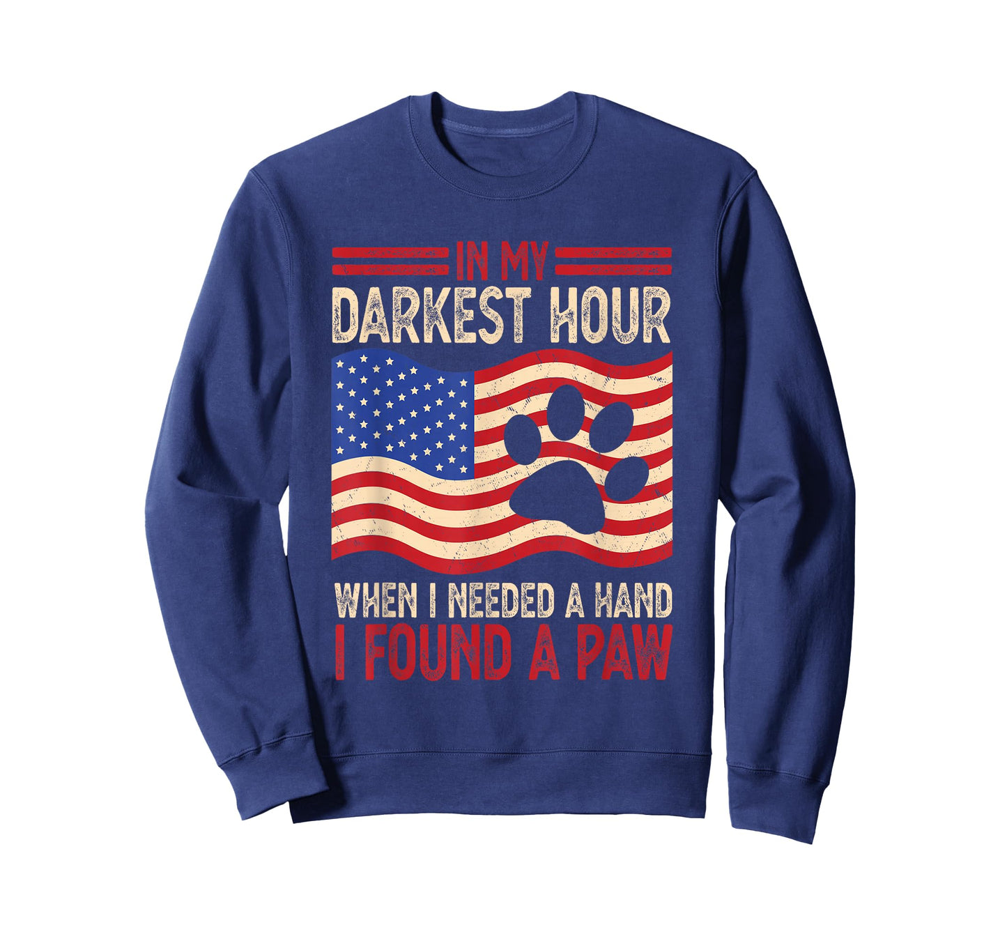 Animal Rescue in My Darkest Hour I Found A Paw Animal Lover T-Shirt