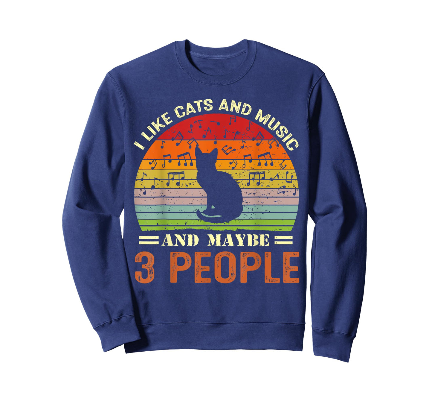 I Like Cats And Music And Maybe 3 People T-Shirt