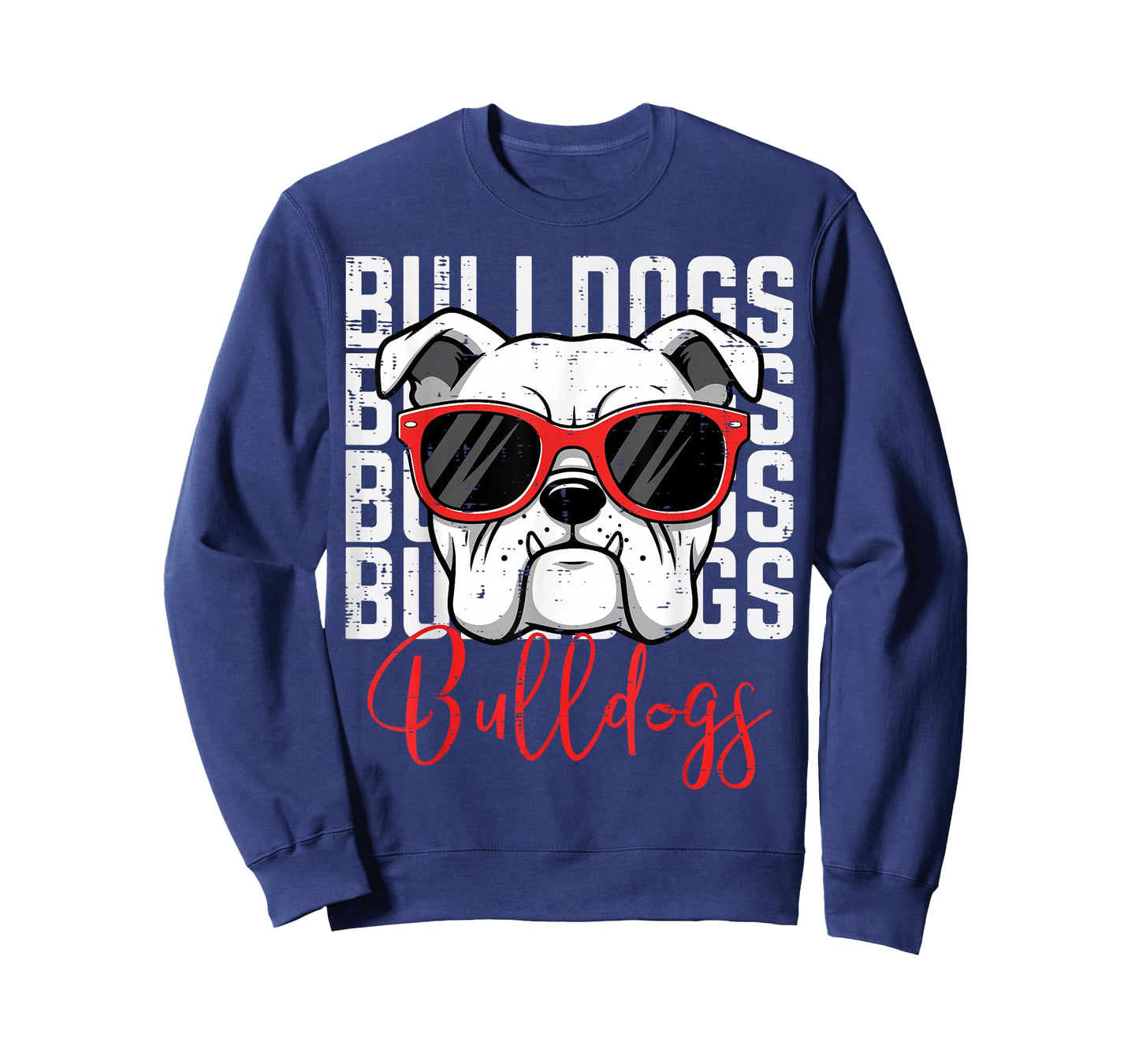 Bulldog Men Women Boys Girls Youth Kids Teen T-Shirt
