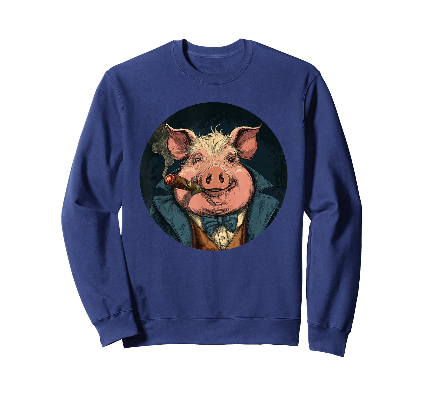 Funny Smoking Pig with Cigar Costume T-Shirt