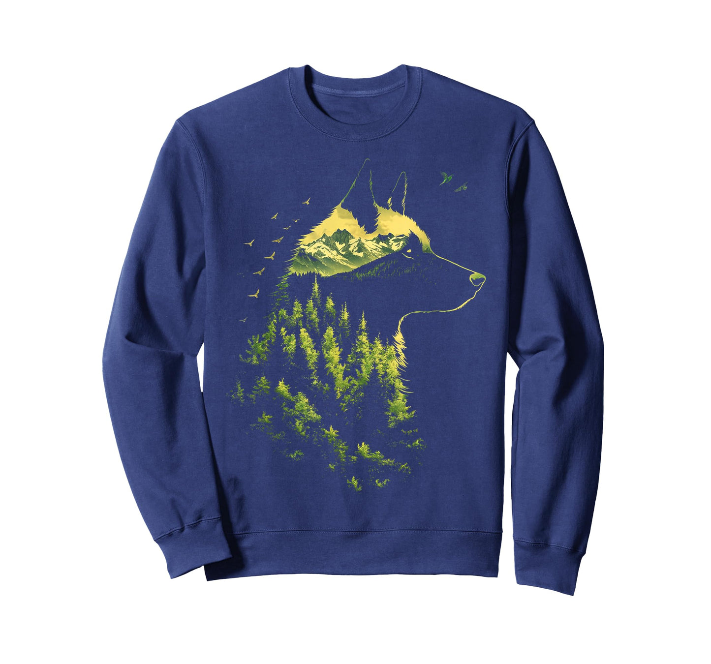 German Shepherd Mountain Hiking Camping T-Shirt