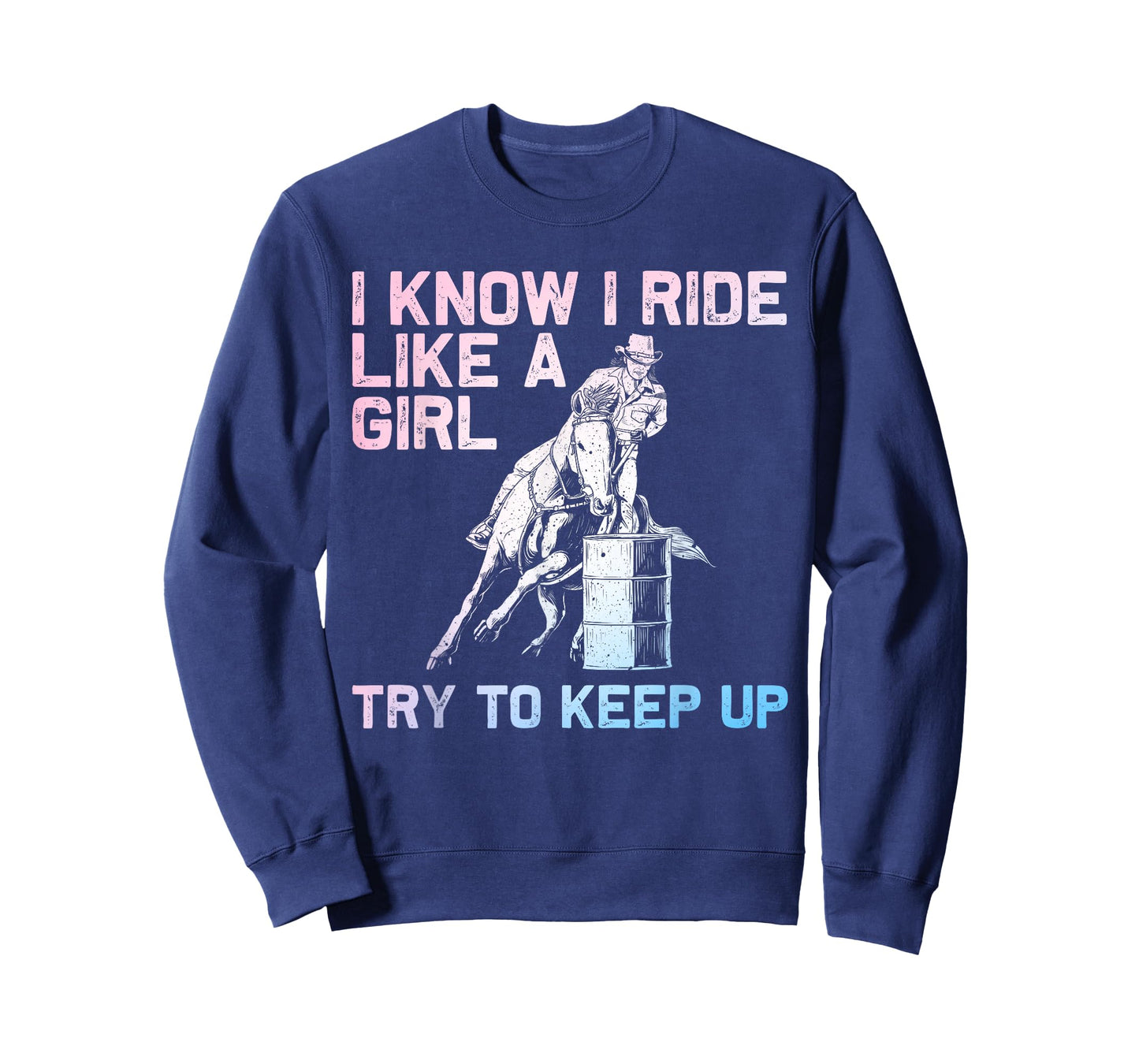 Barrel Racing Design For Women Girls Cowgirl Barrel Racing T-Shirt