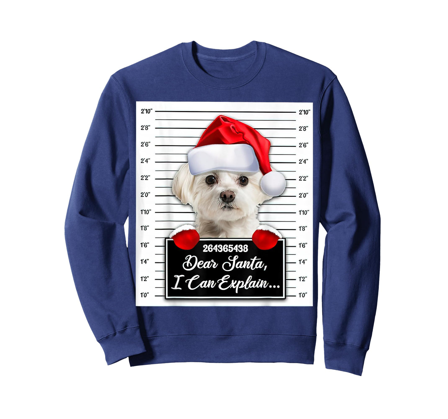 Maltese Xmas Dear Santa I Can Explain Funny Christmas T-Shirt