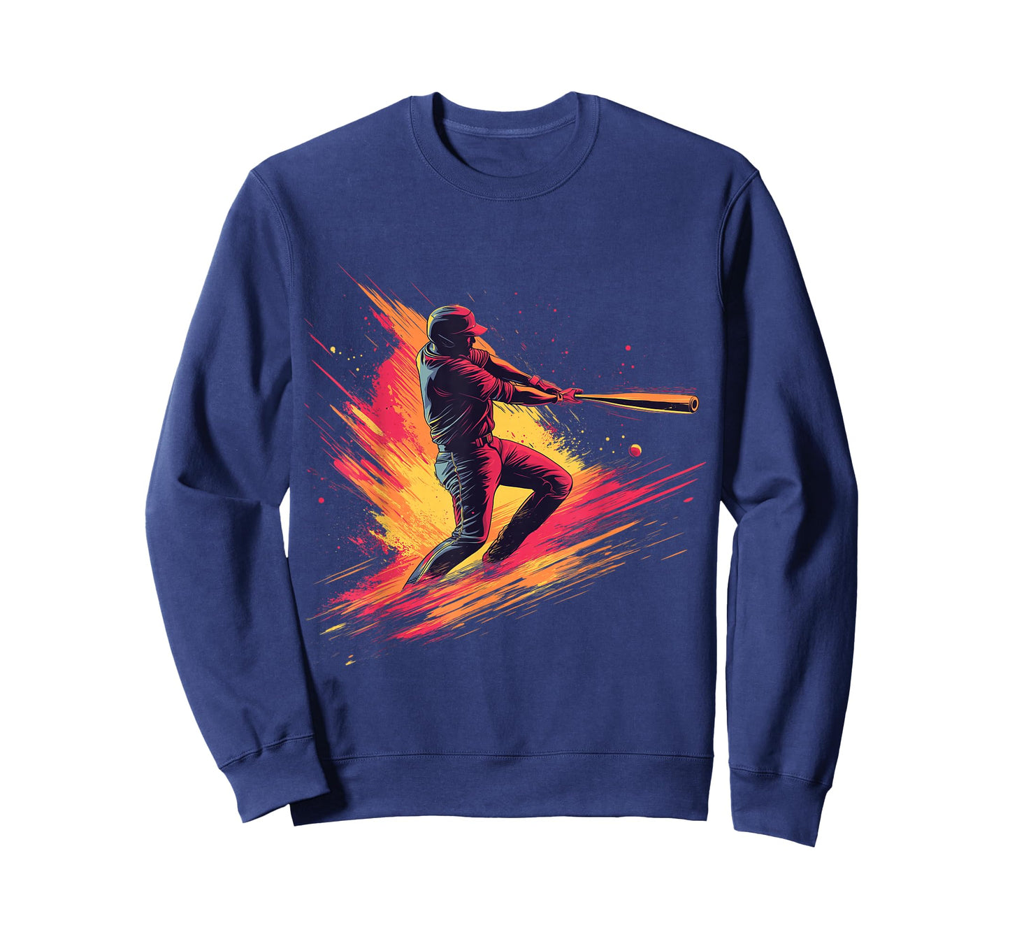 Baseball Home Run Hitter Power Swing Batter T-Shirt