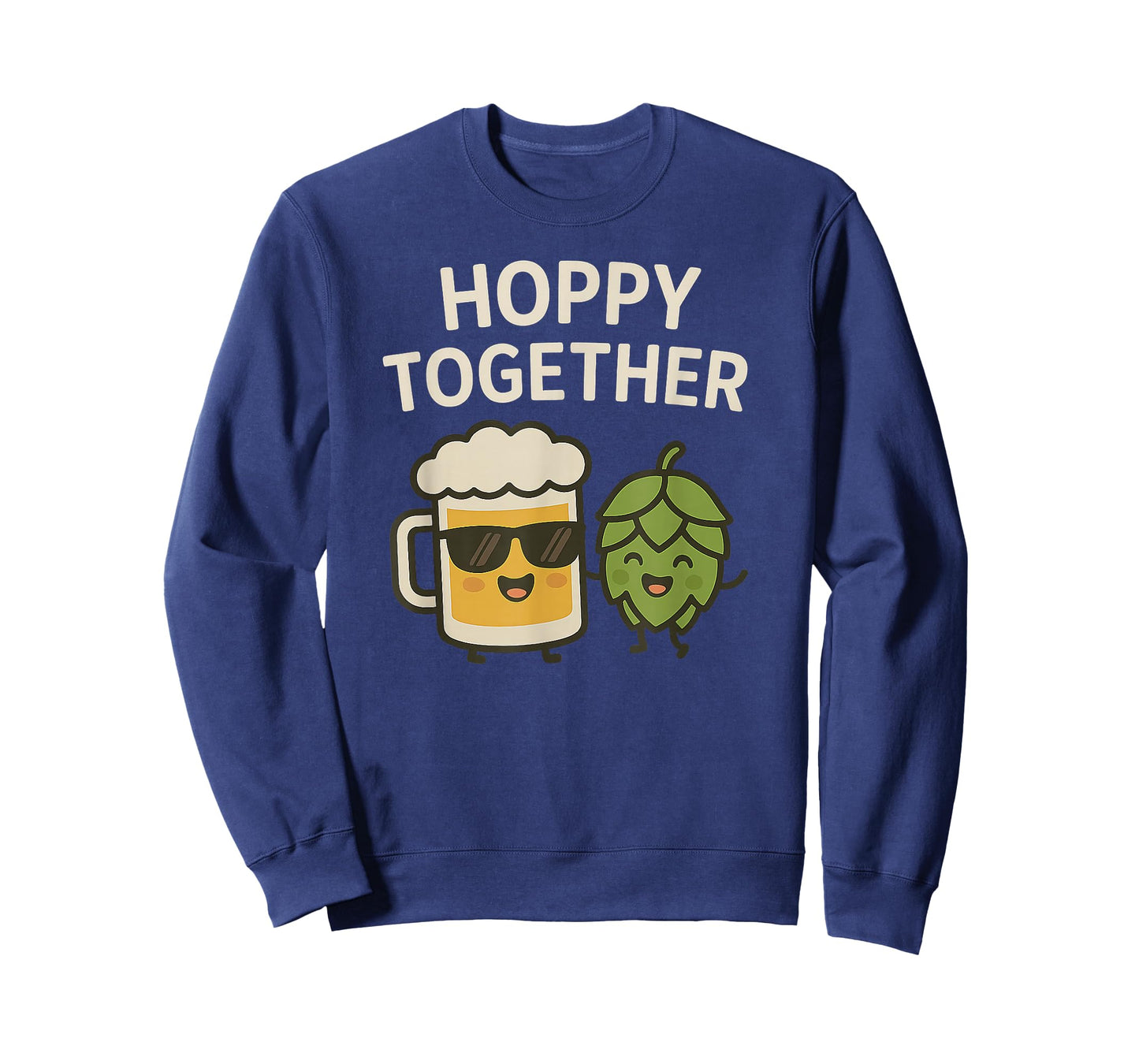 Hoppy Together - Craft Beer & Hops Funny Drinking T-Shirt