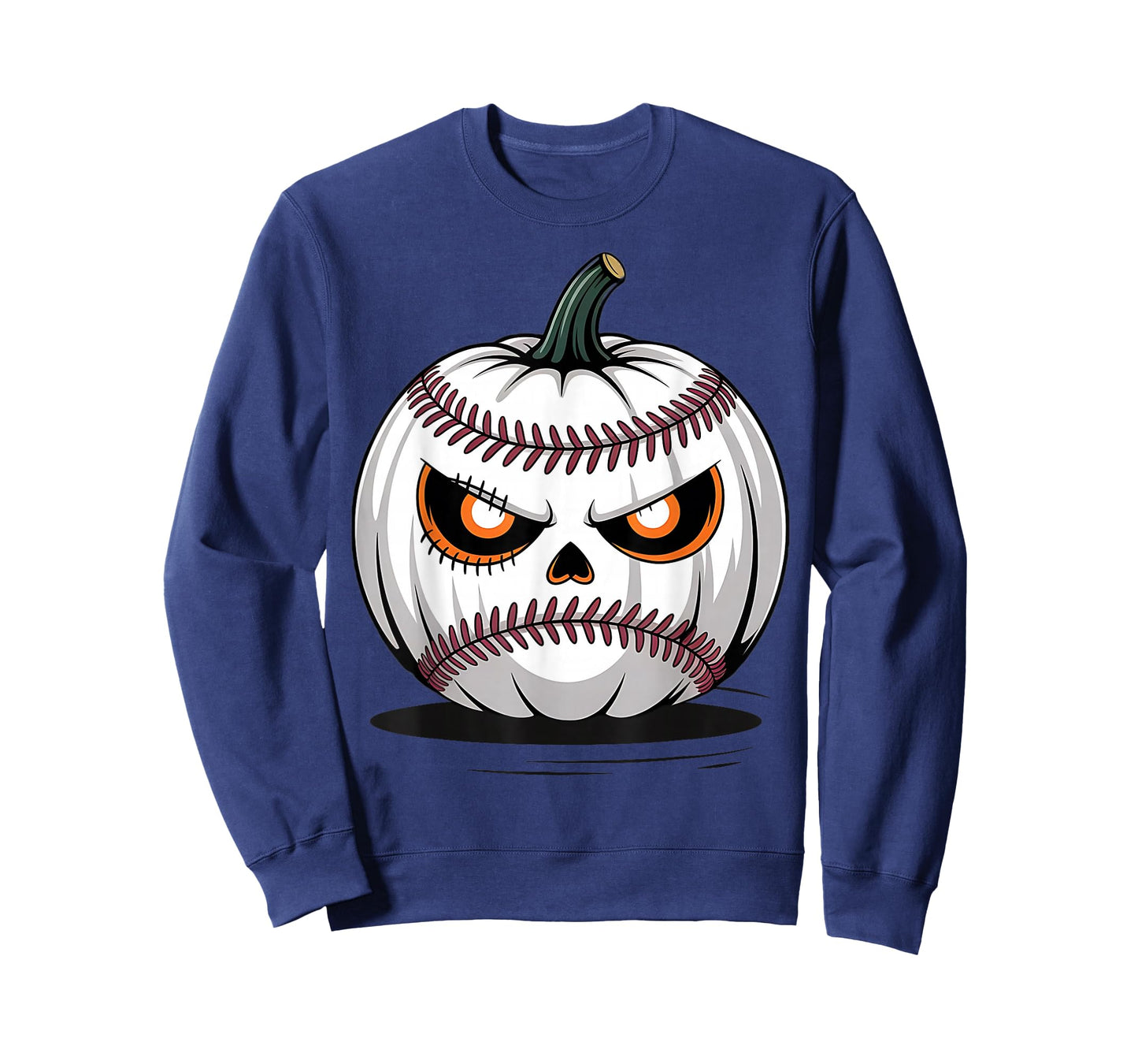 Angry Baseball Pumpkin for Halloween T-Shirt