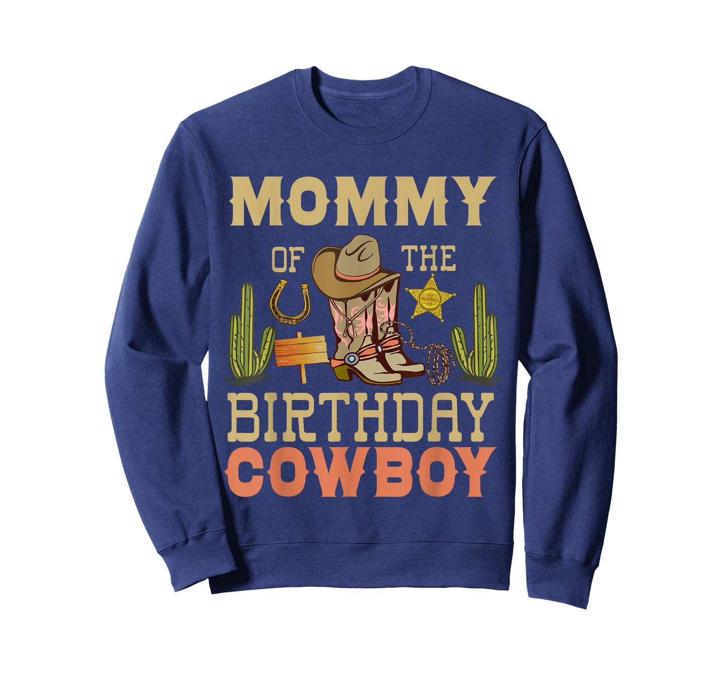 Mommy of The birthday Cowboy Rodeo Country B-day Matching T-Shirt