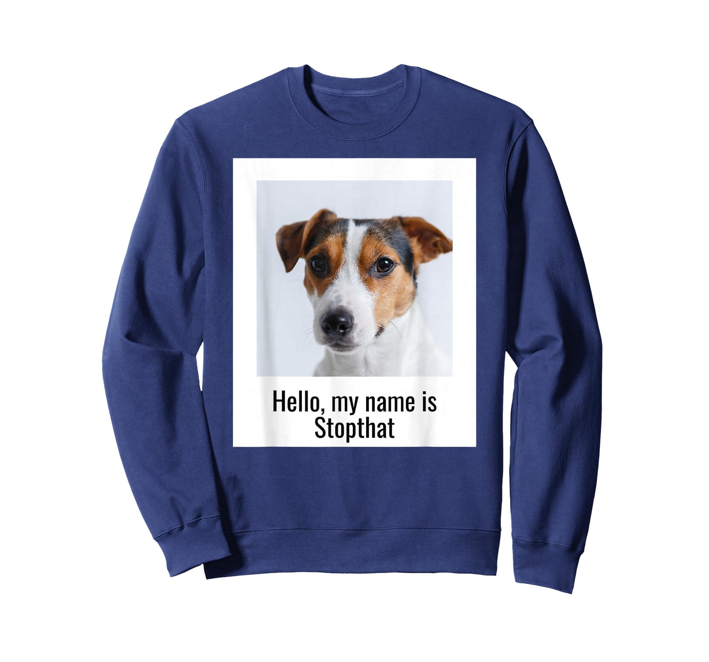Hello, My Name Is Stopthat Hyper Jack Russell Terrier Humor T-Shirt