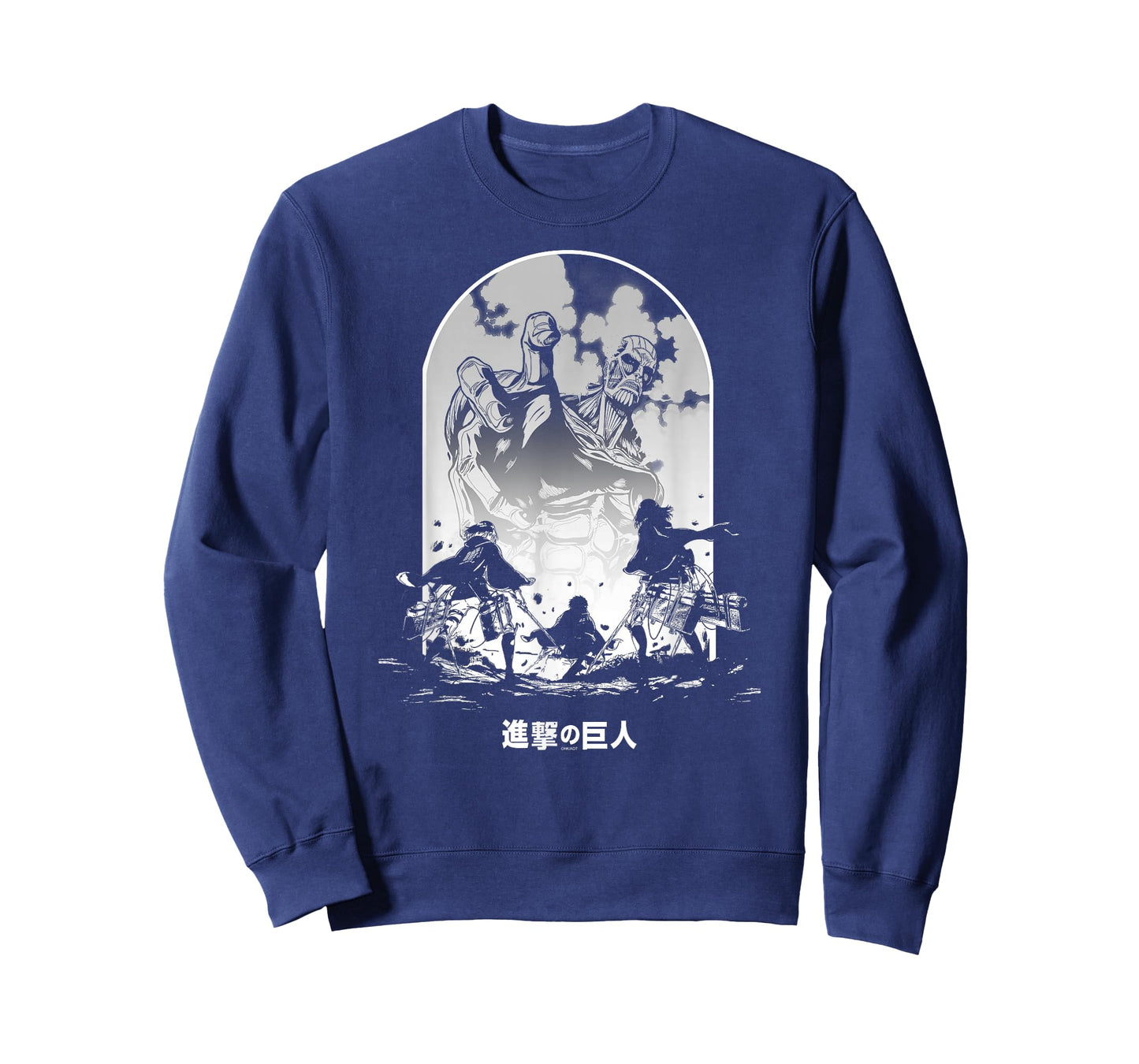Attack on Titan Season 2 Colossal Titan Face Off Anime T-Shirt